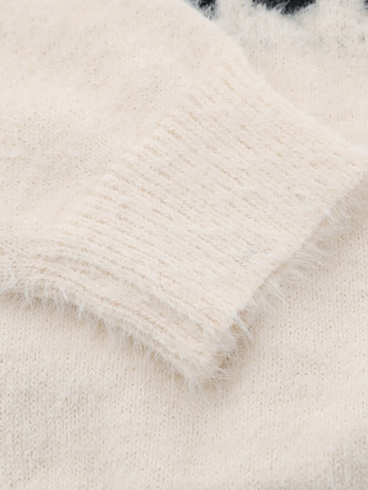 Letter Embroidery Round Neck Casual Sweater - Image 11