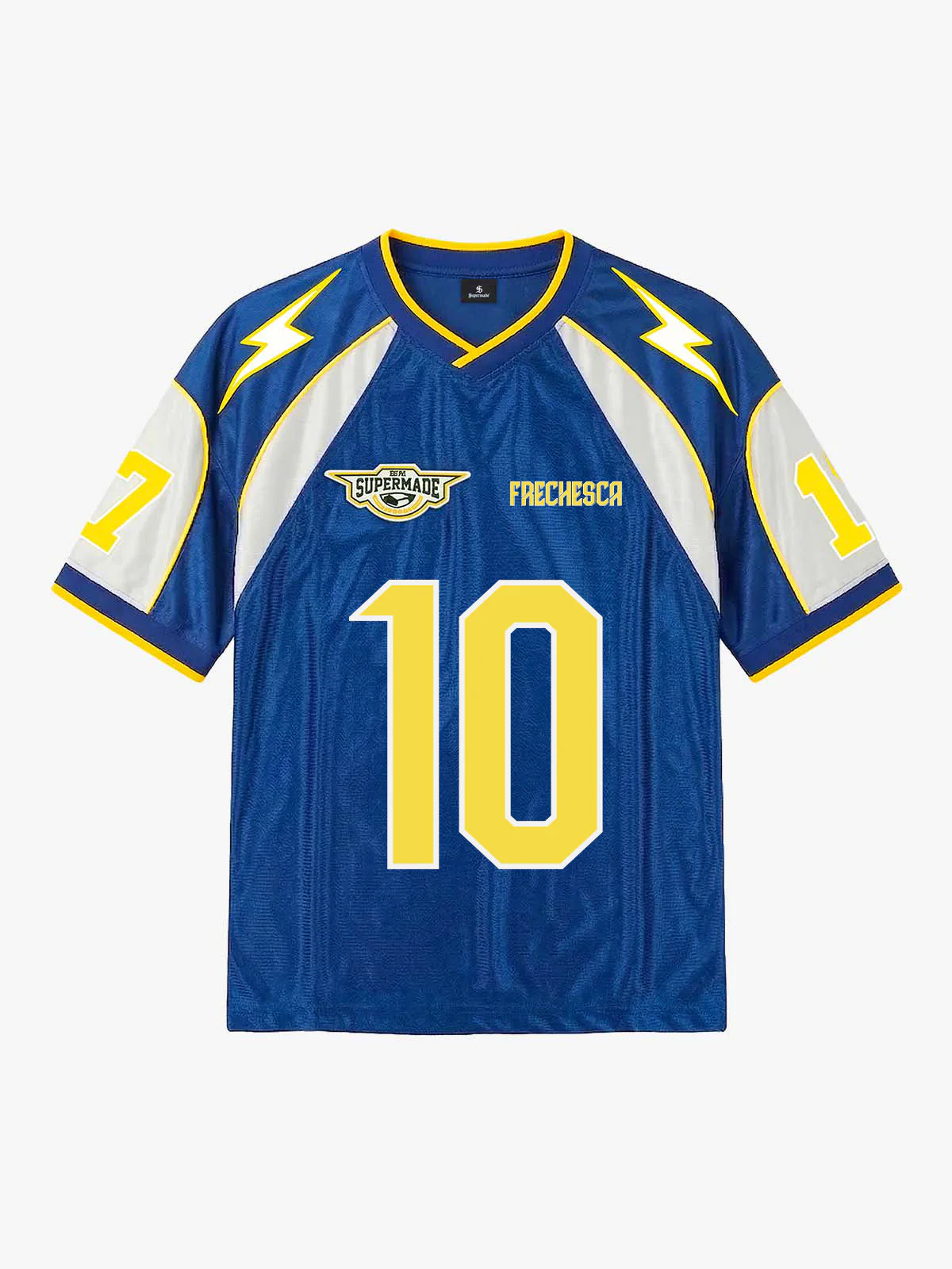 Lightning Colorblock Mesh Jersey Design Customization T-Shirt - Image 10