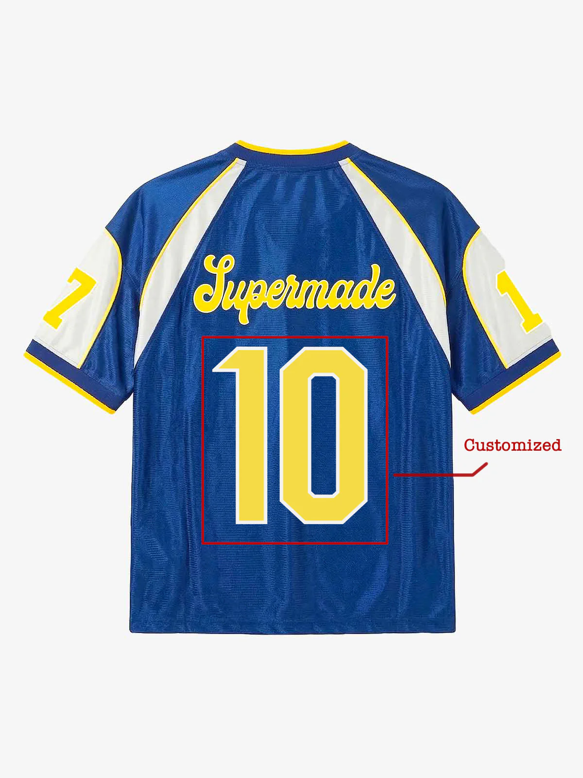 Lightning Colorblock Mesh Jersey Design Customization T-Shirt - Image 2