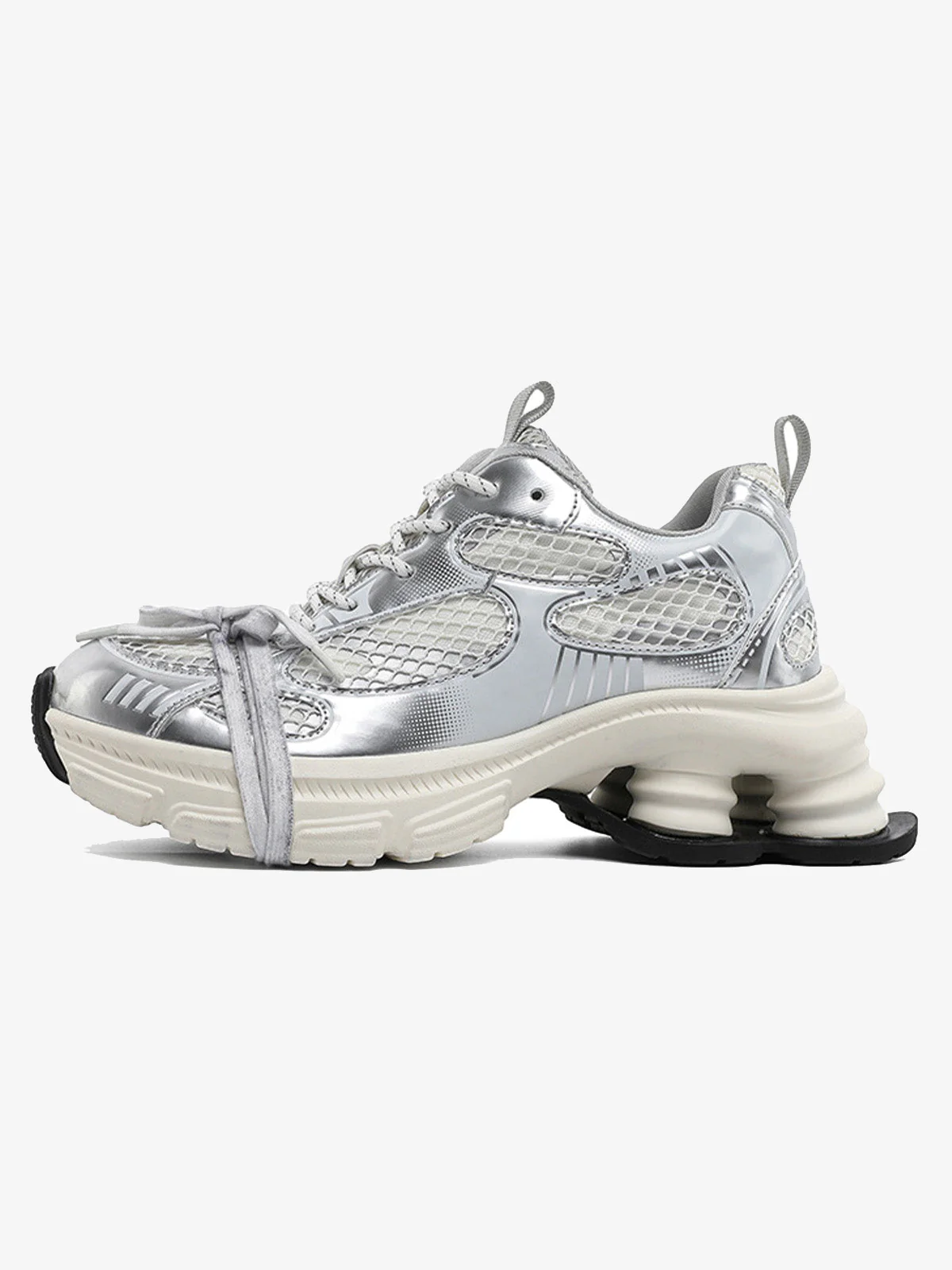 Mesh Breathable Platform Sneakers - Image 3