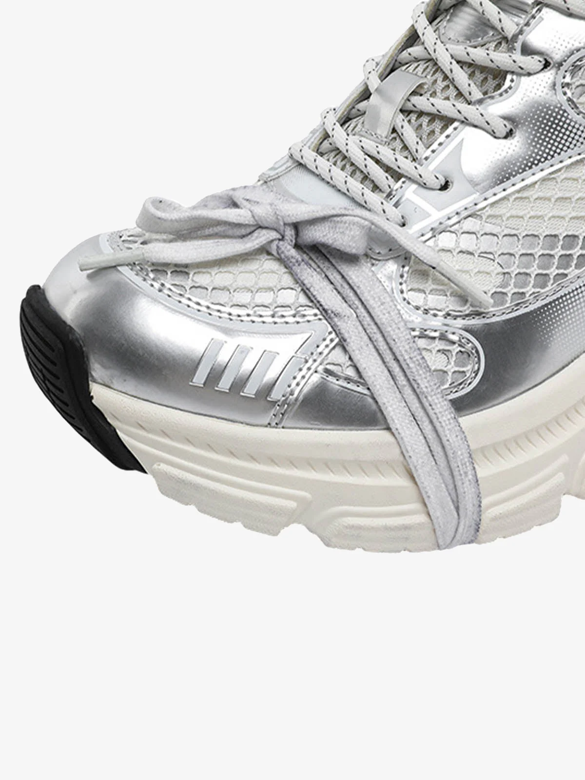 Mesh Breathable Platform Sneakers - Image 4