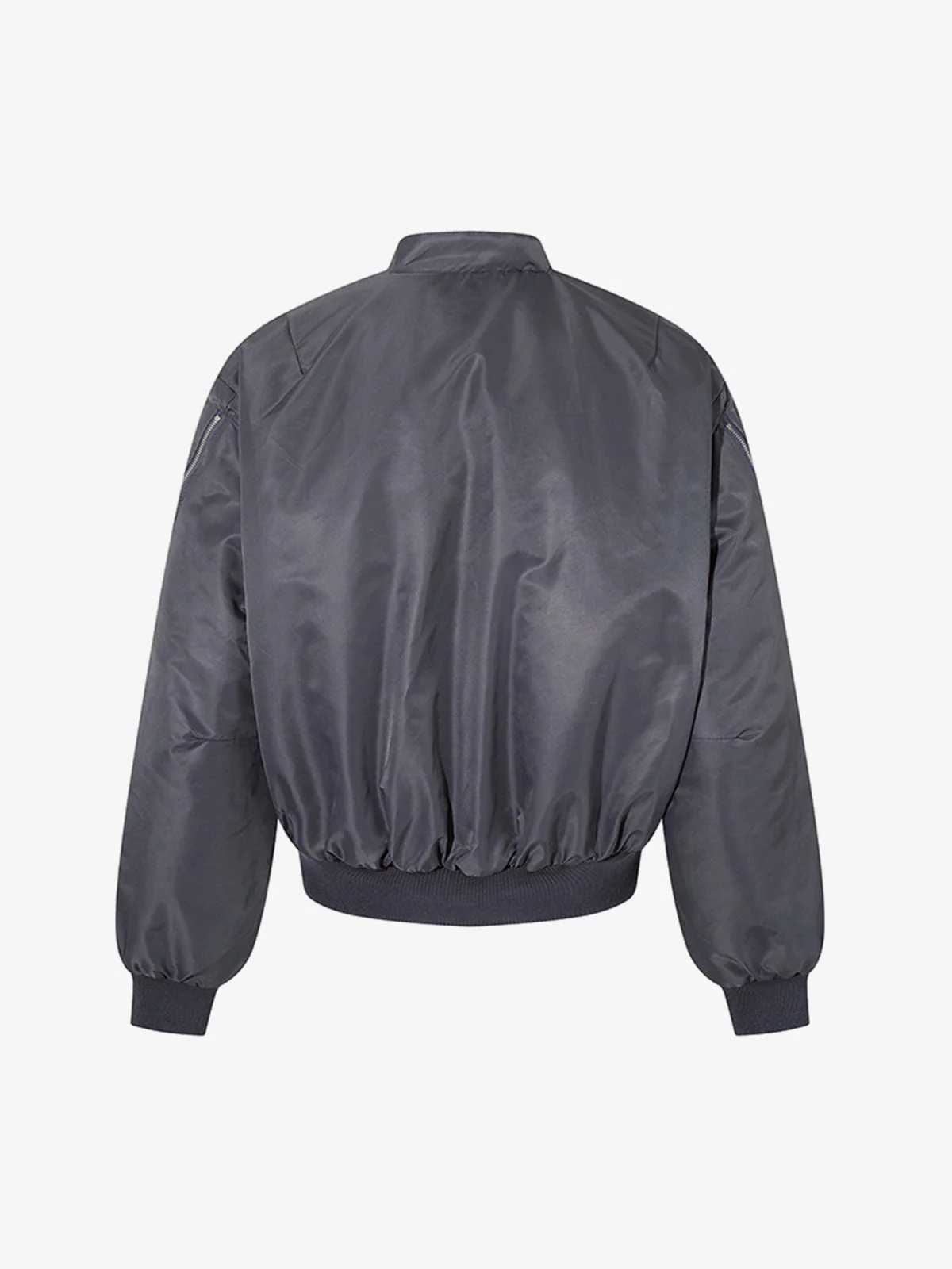 Minimalist Zip Bomber Jacket - Image 4