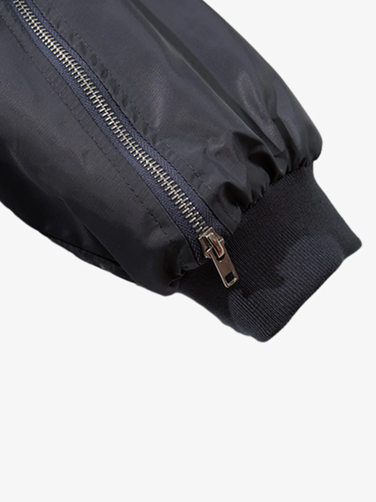 Minimalist Zip Bomber Jacket - Image 5