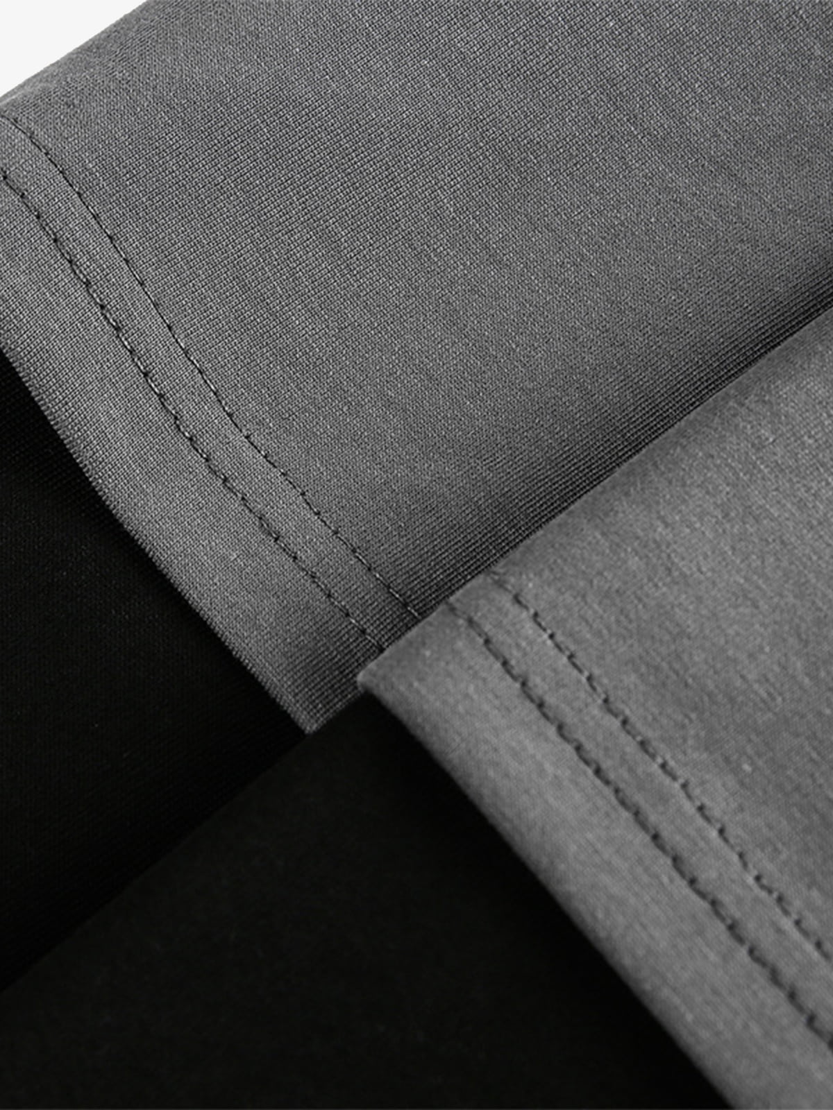 Mock Neck Layered Long Sleeve T Shirt - Image 6