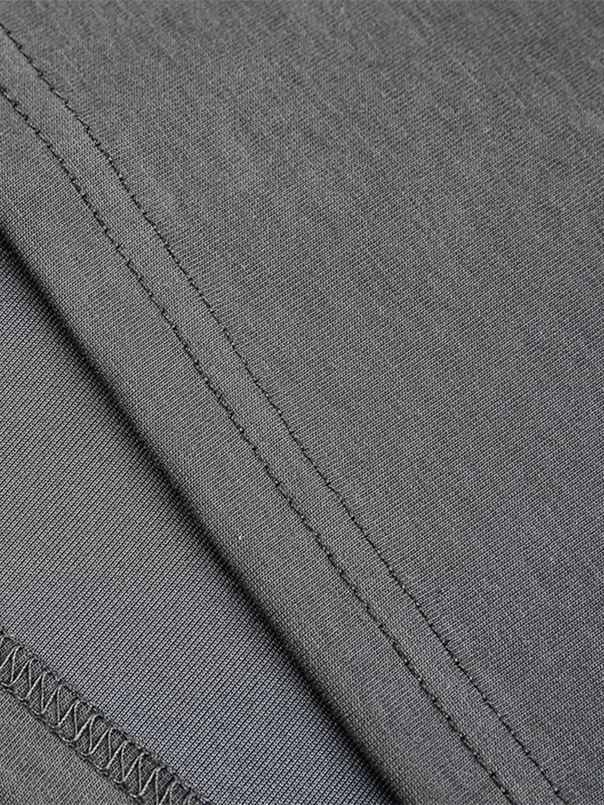 Mock Neck Layered Long Sleeve T Shirt - Image 8