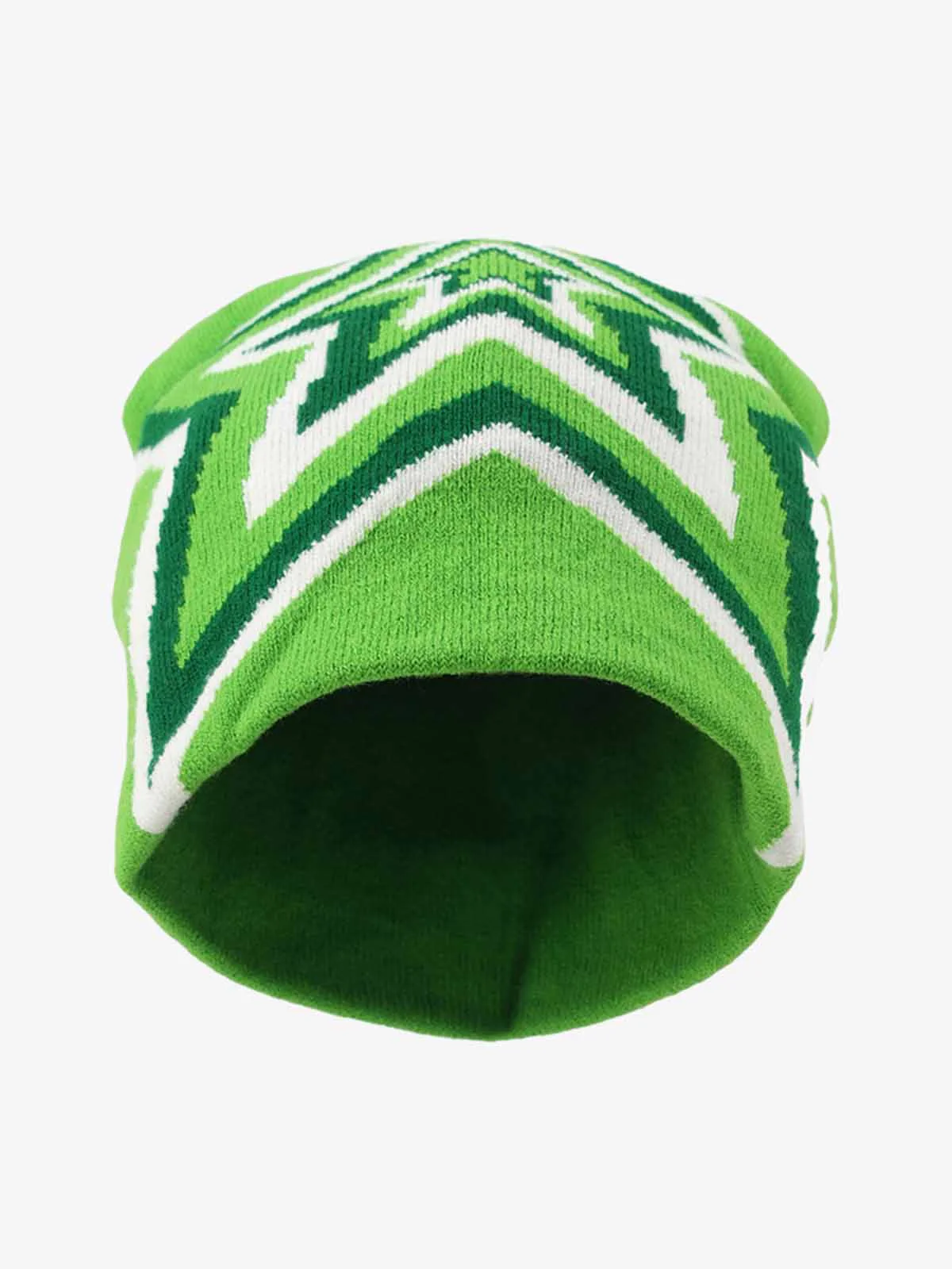 Multiclolor Star Pattern Knit Beanie Hat - Image 14