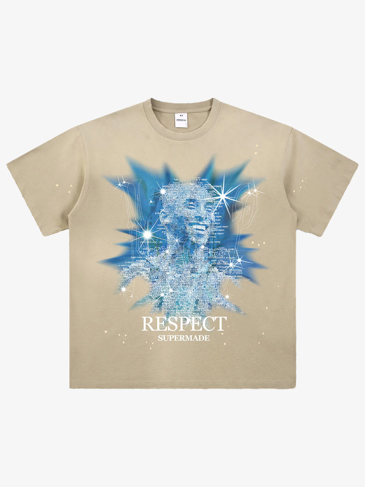 Nostalgic Starlight Basketball Legend Graphic Ink Splatter T-Shirt - Image 2