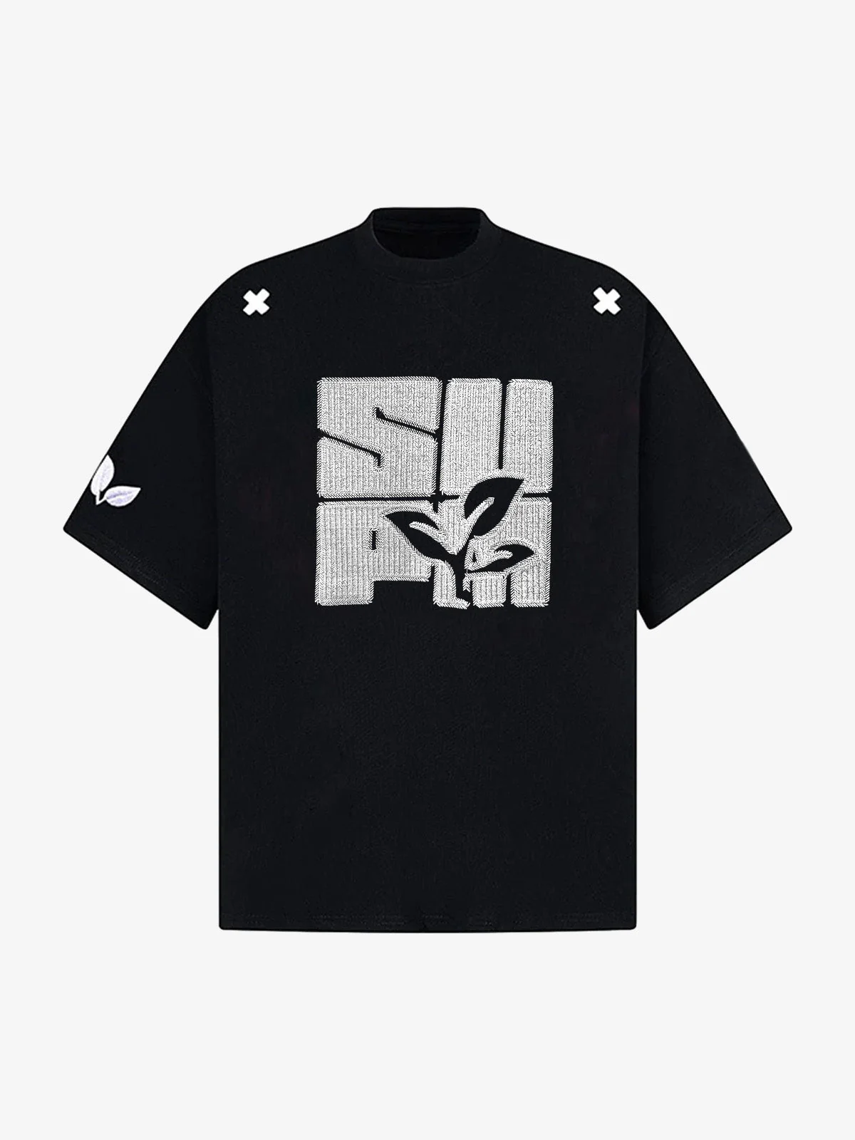 Floral Graphic Print T-Shirt - 2473 - Image 2
