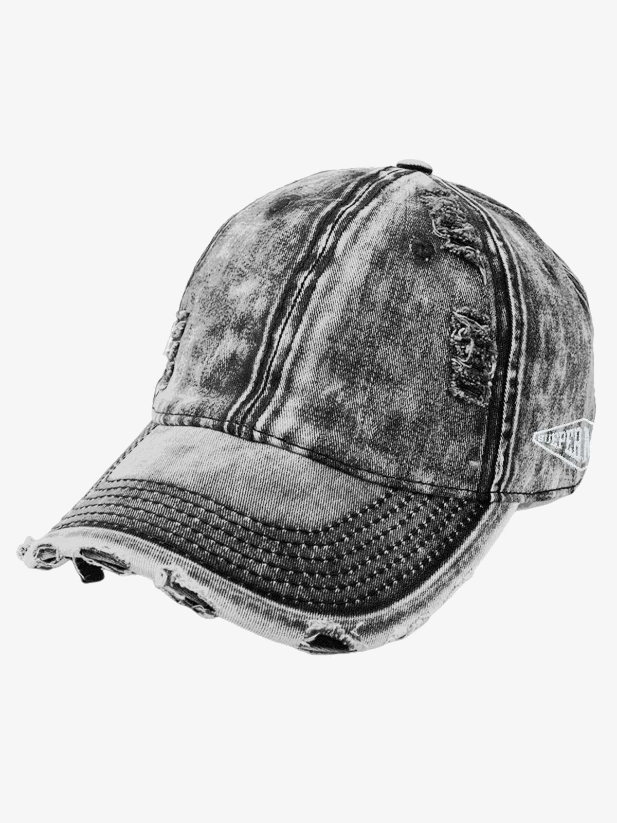 Original Washed Embroidered Denim Cap - Image 3