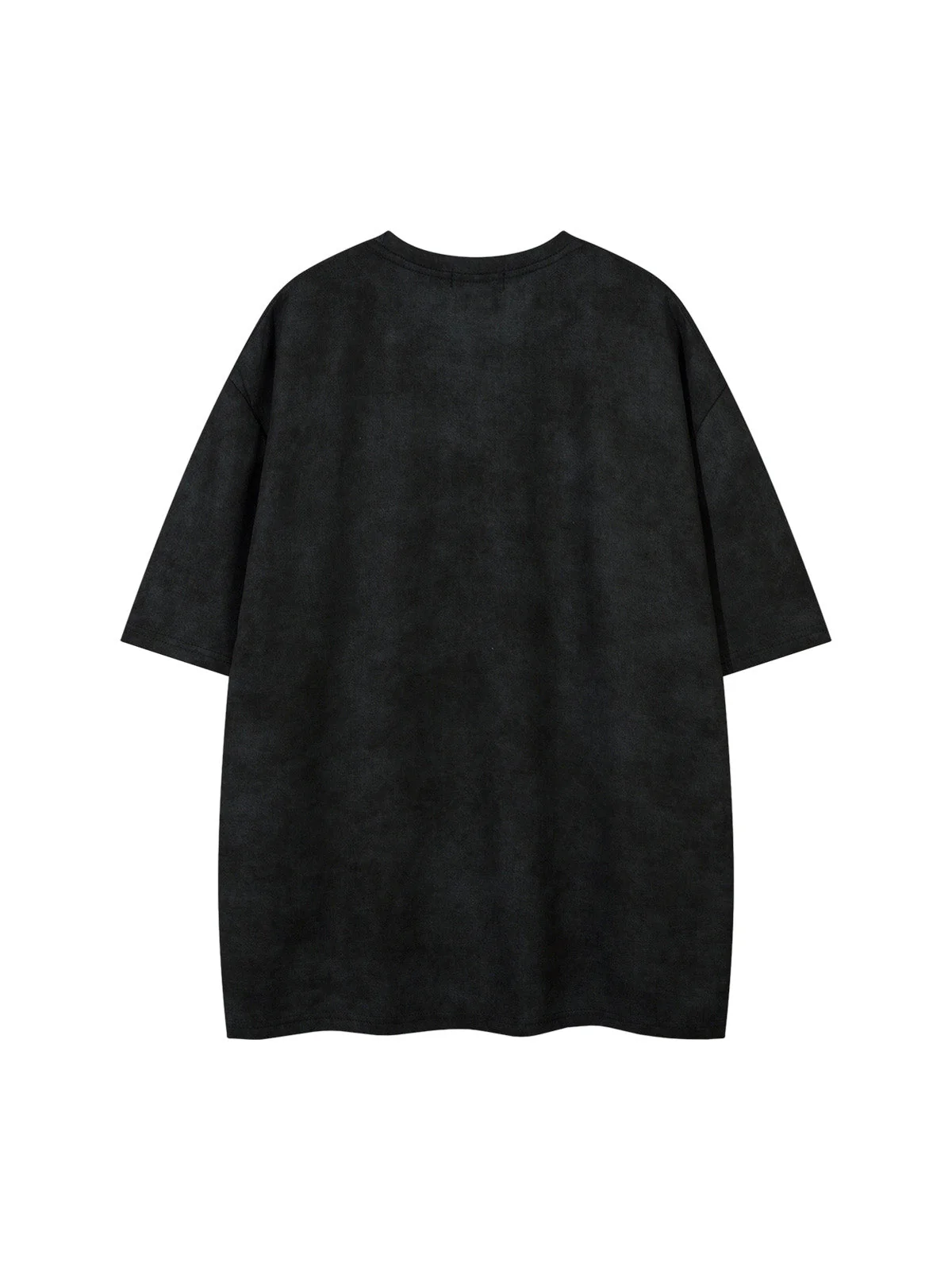 Oversized Graphic Suede Print T-Shirt - Image 2