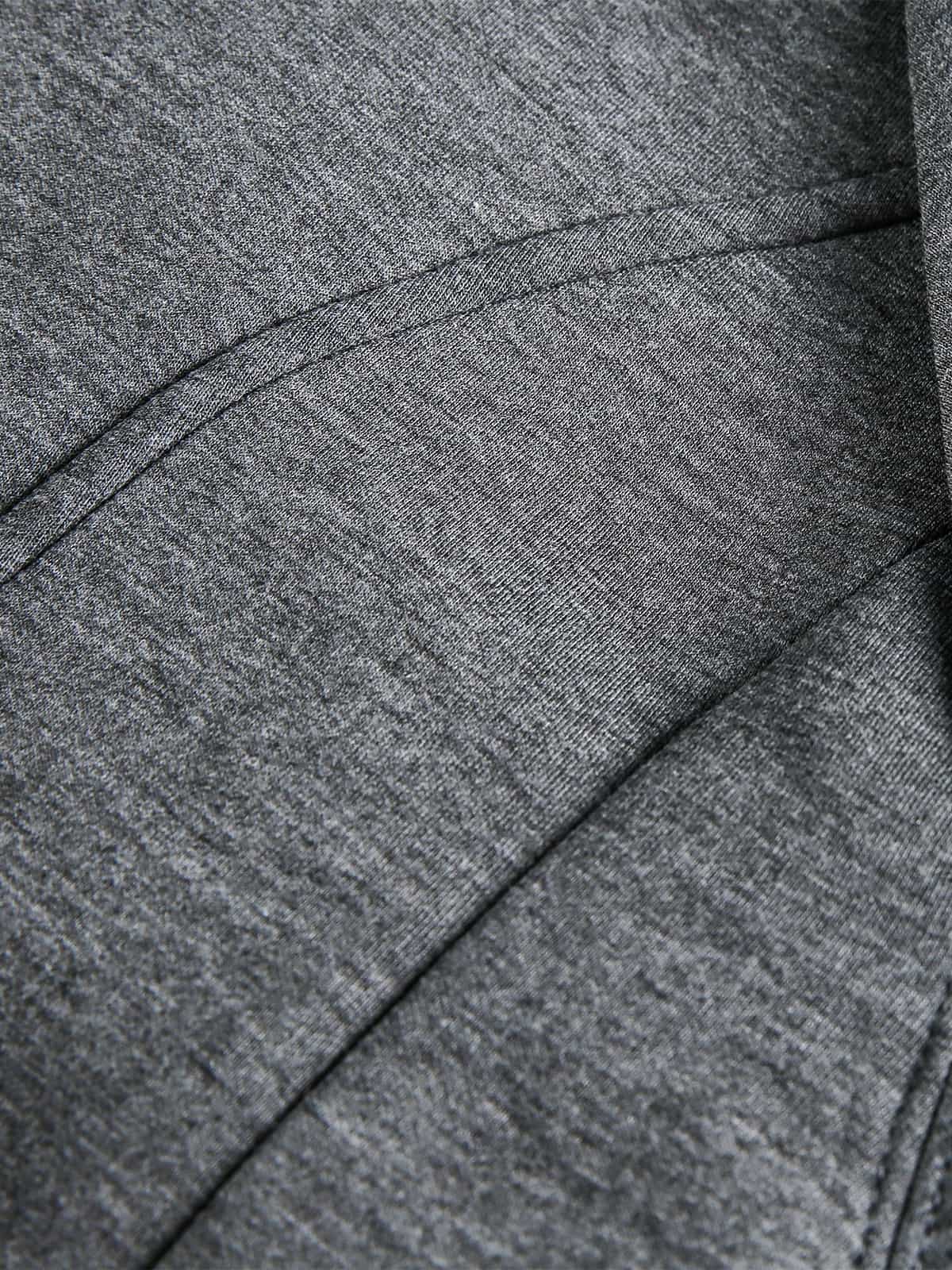 Panel Cut Stand Collar Zip Up Jacket - Image 6