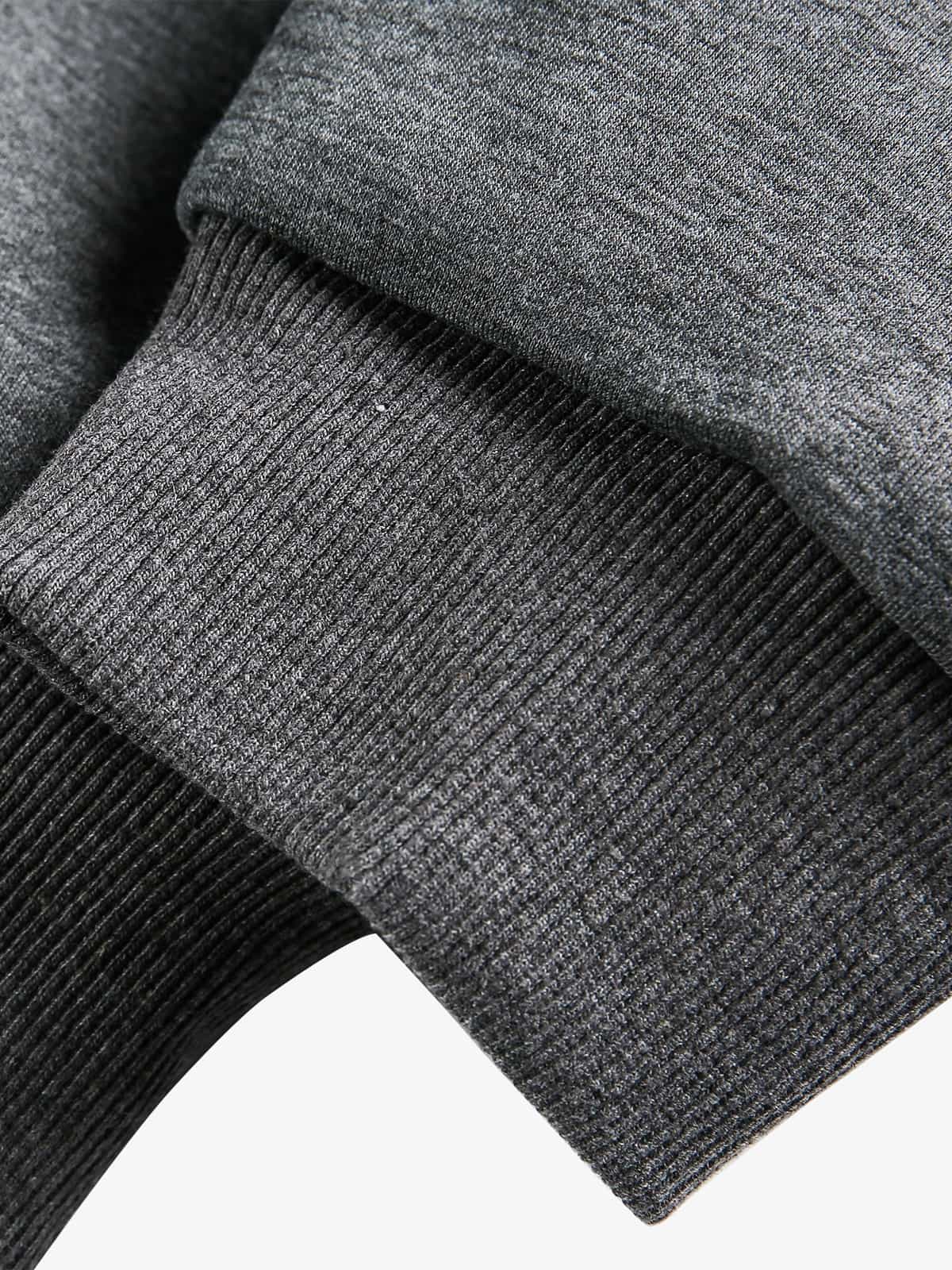 Panel Cut Stand Collar Zip Up Jacket - Image 8