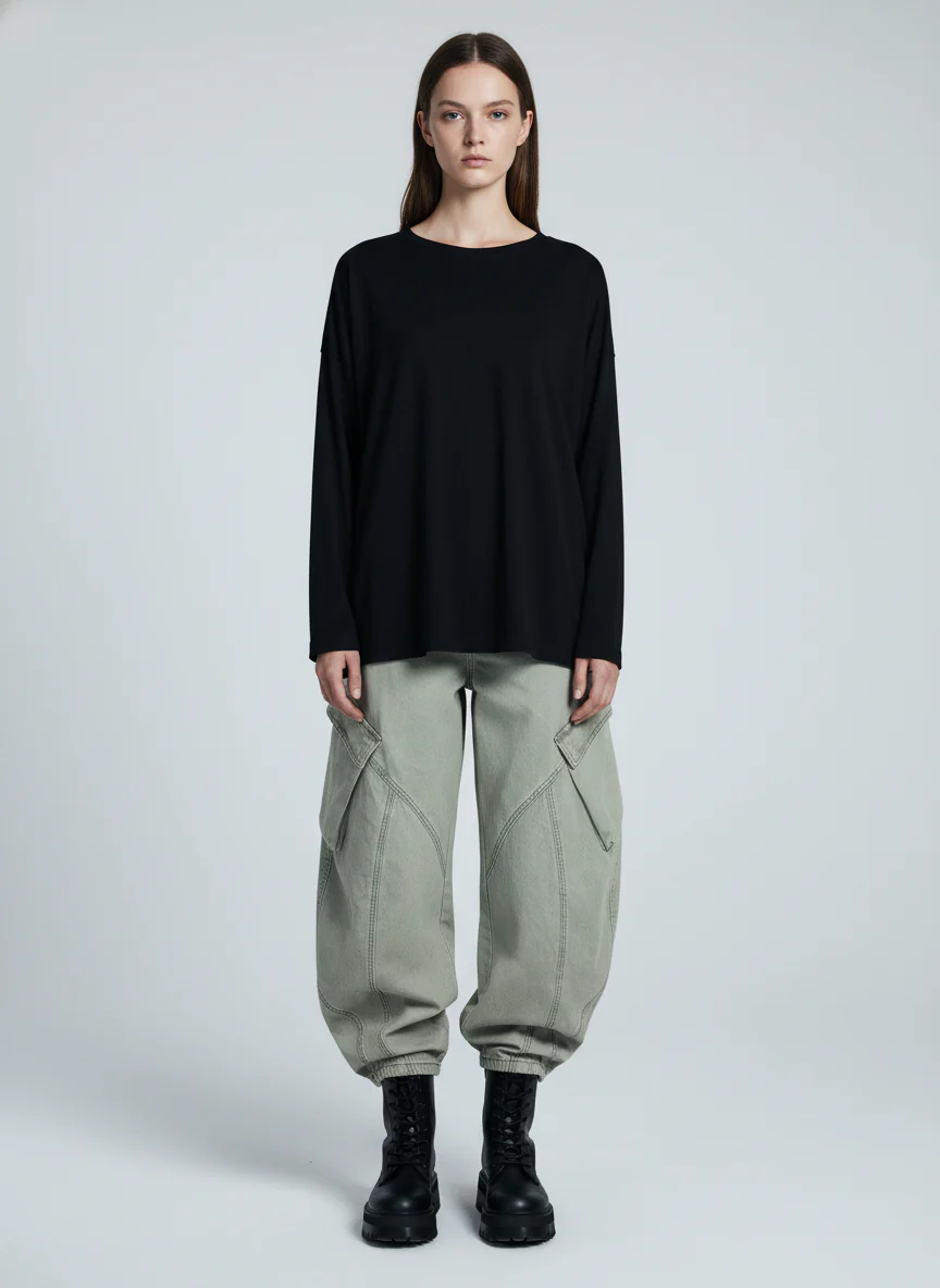 Patchwork Multi-Pocket Workwear Casual Machete Pants - Image 3