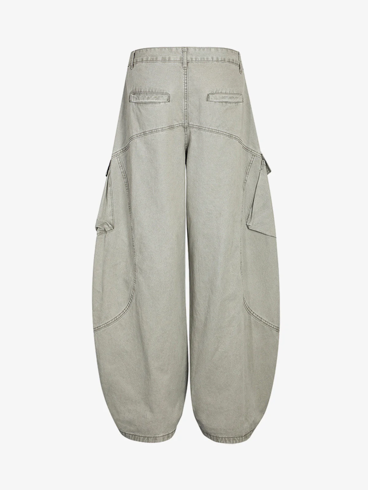 Patchwork Multi-Pocket Workwear Casual Machete Pants - Image 7