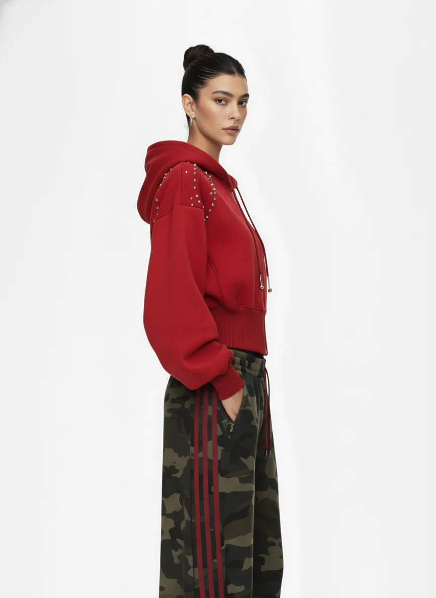 Pearl Design Cropped Jacket - Image 3