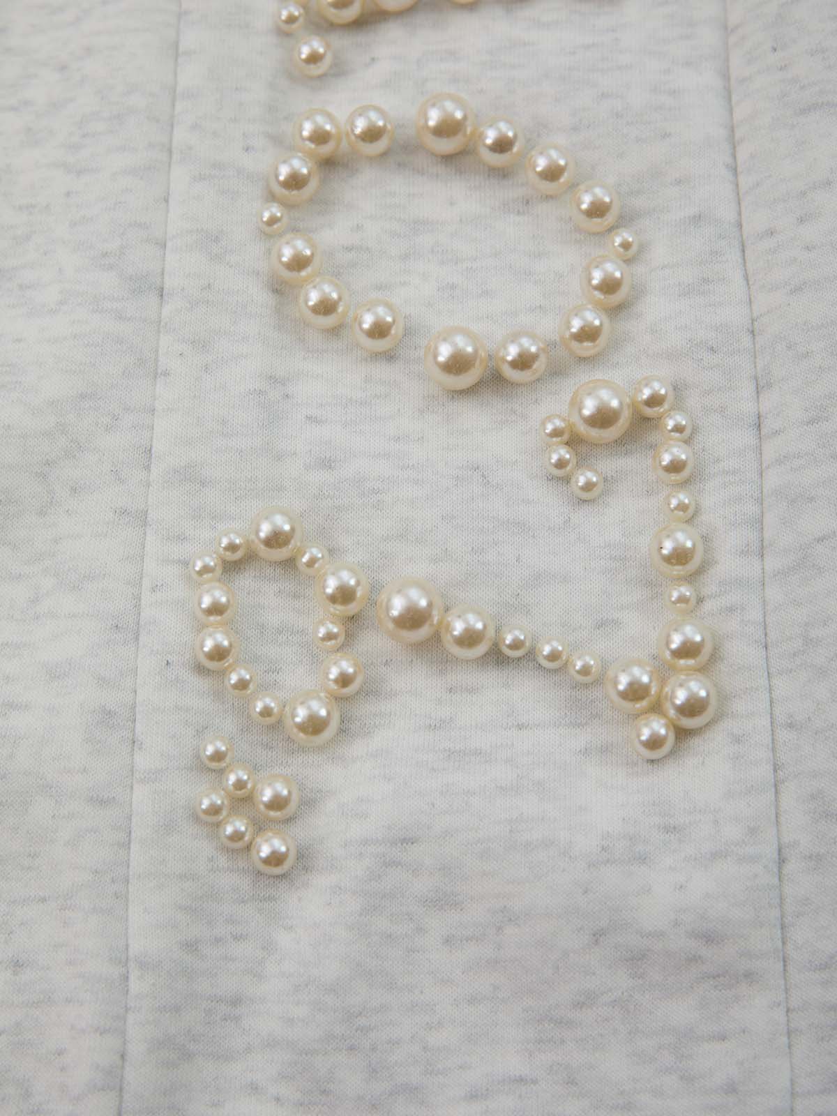 Pearl Embellished Wide-Leg Sweatpants - Image 6