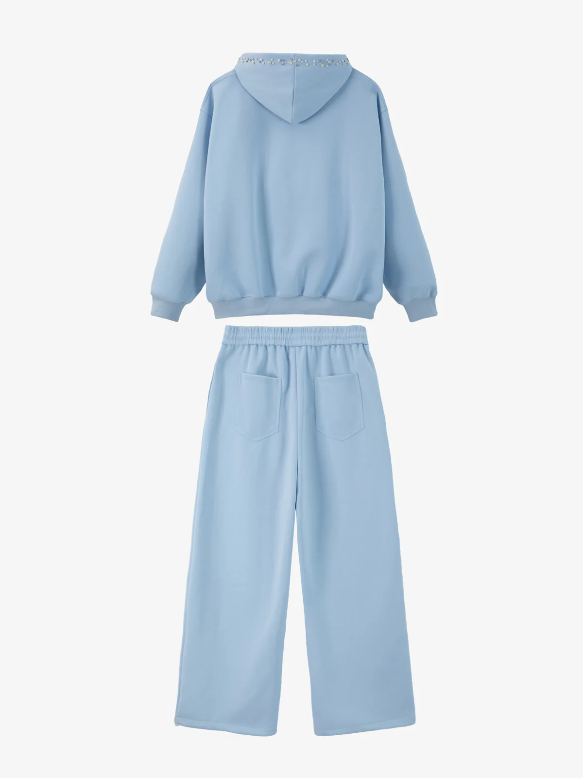 Supermade Pearl Embellished Zip Up Set - Image 16