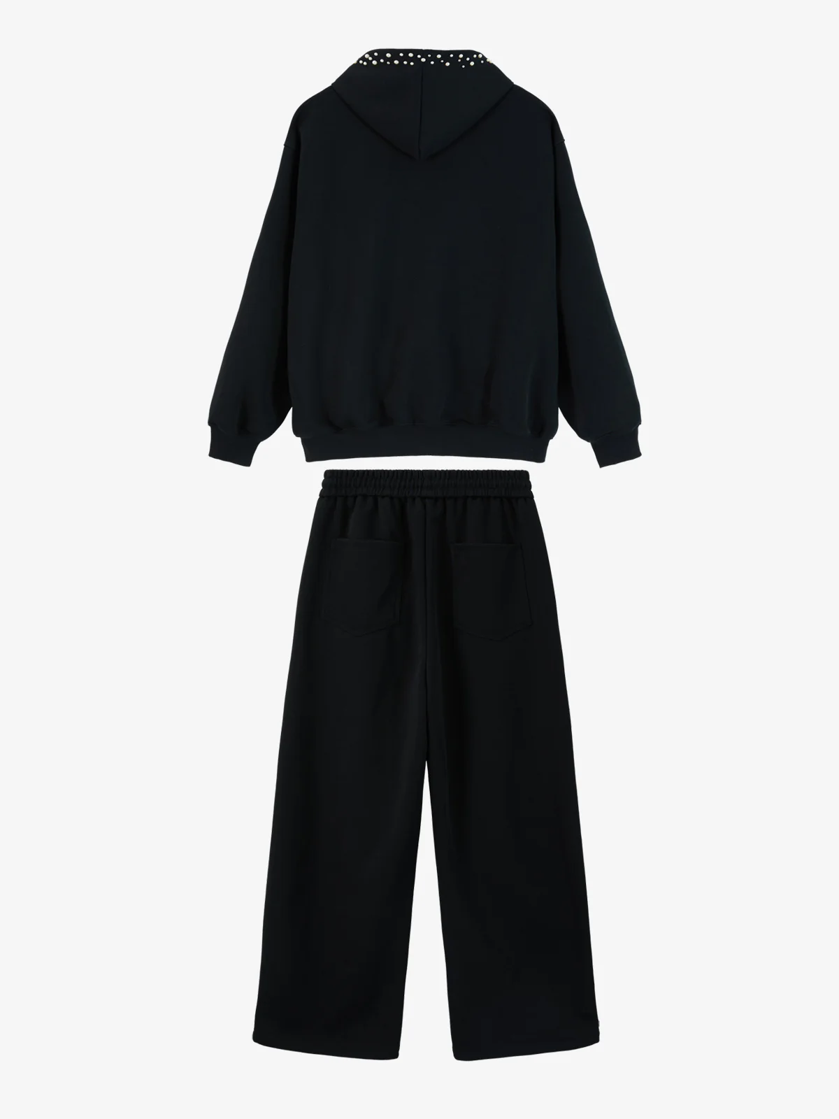 Supermade Pearl Embellished Zip Up Set - Image 17