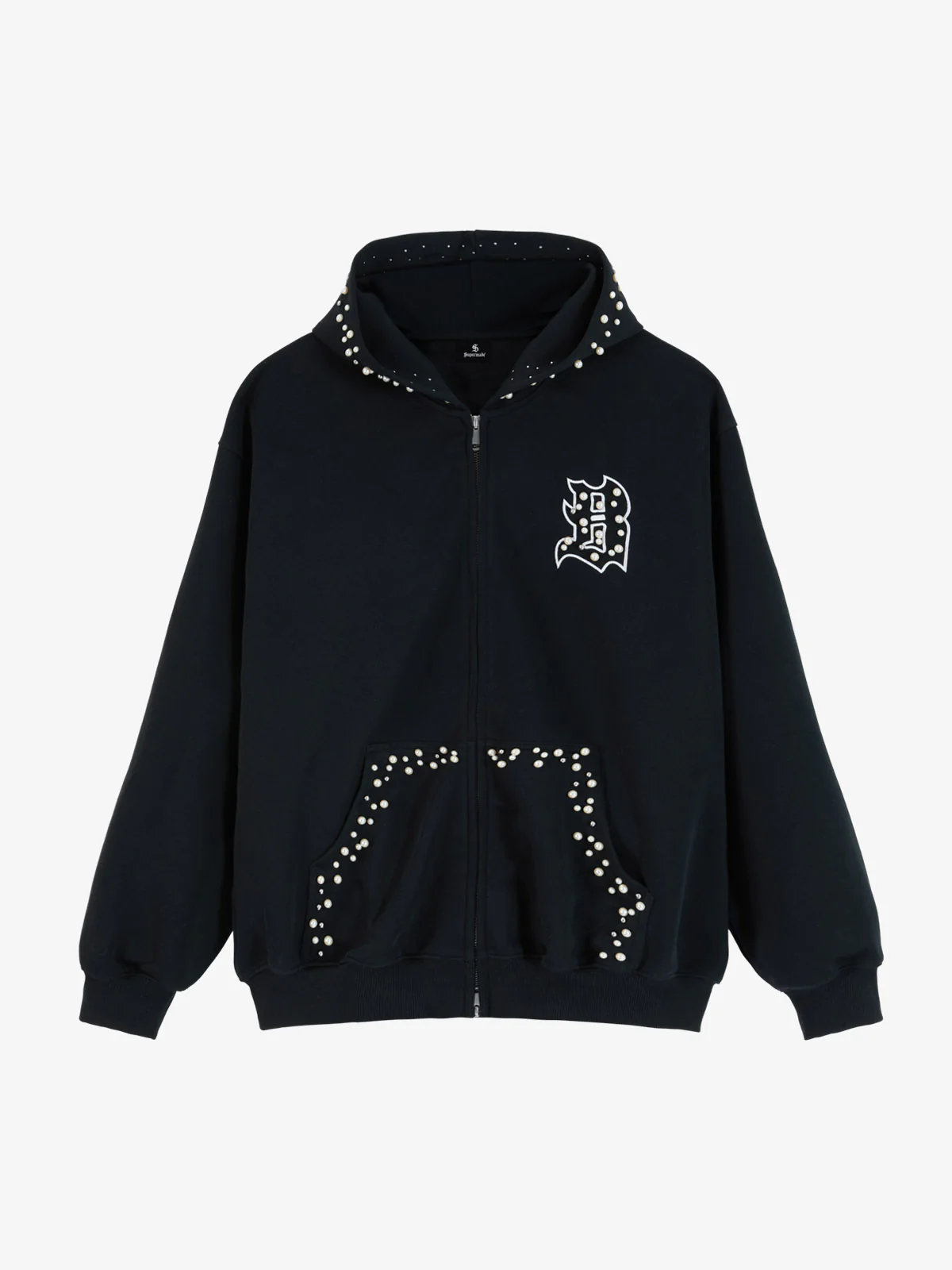 Supermade Pearl Embellished Zip Up Set - Image 28