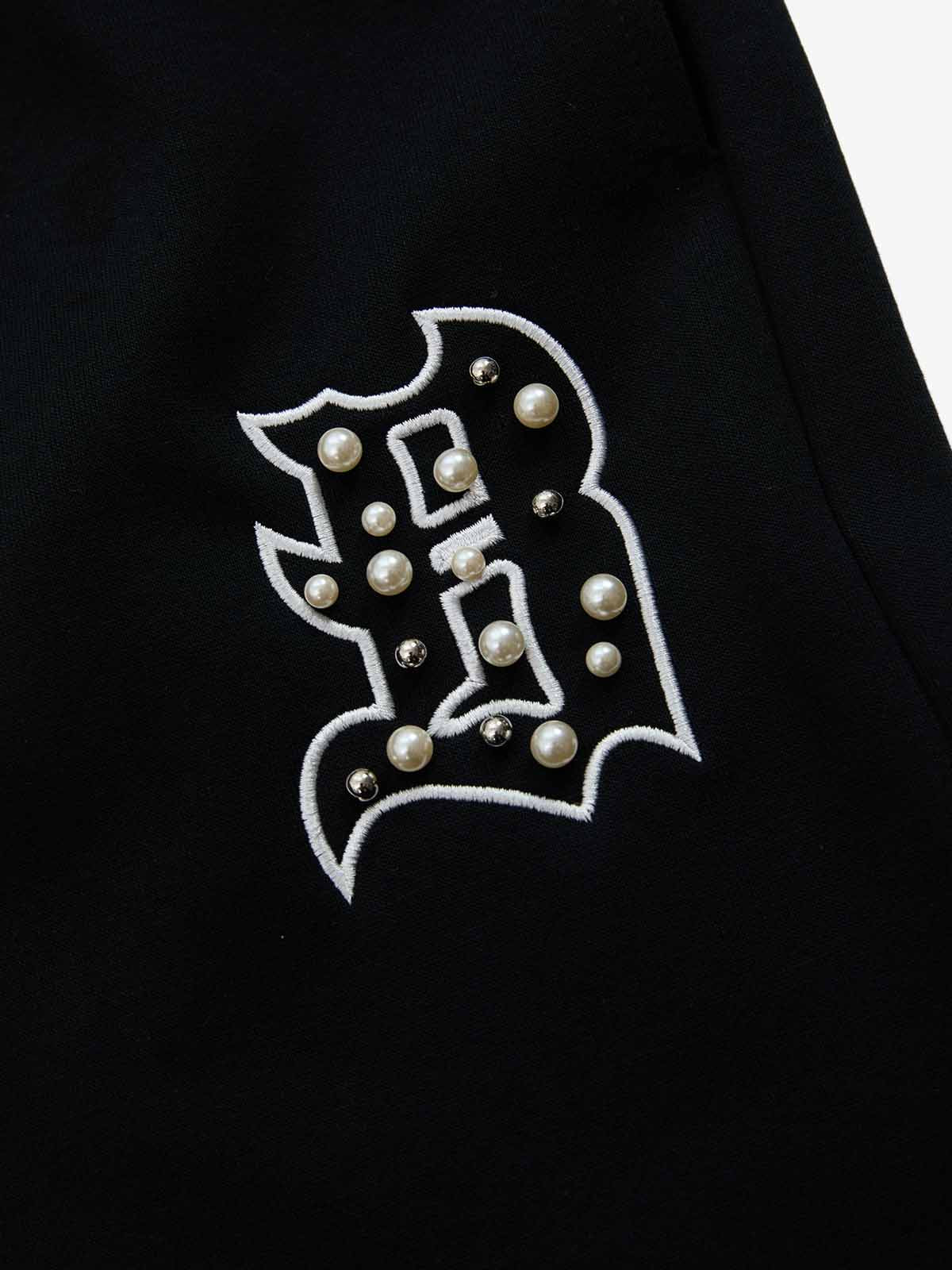 Supermade Pearl Embellished Zip Up Set - Image 35