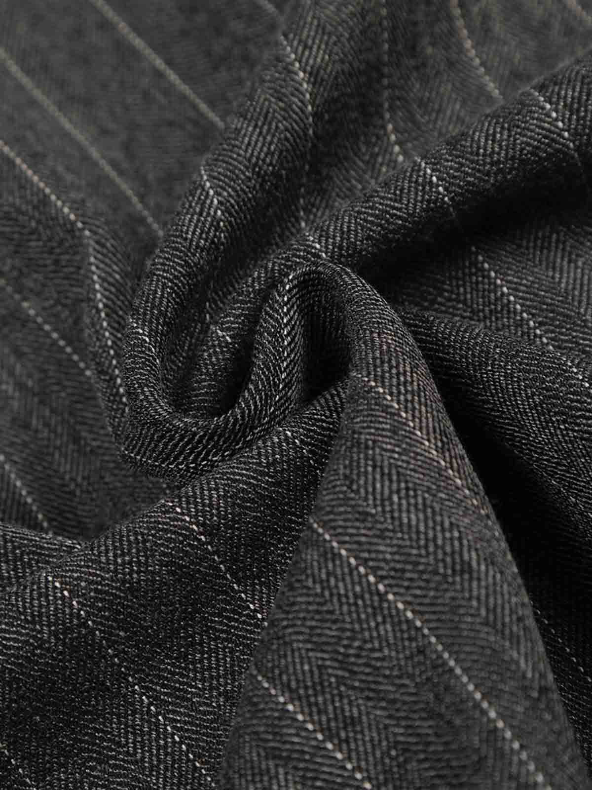 Pinstripe Vertical Embroidery Track Jacket - Image 10