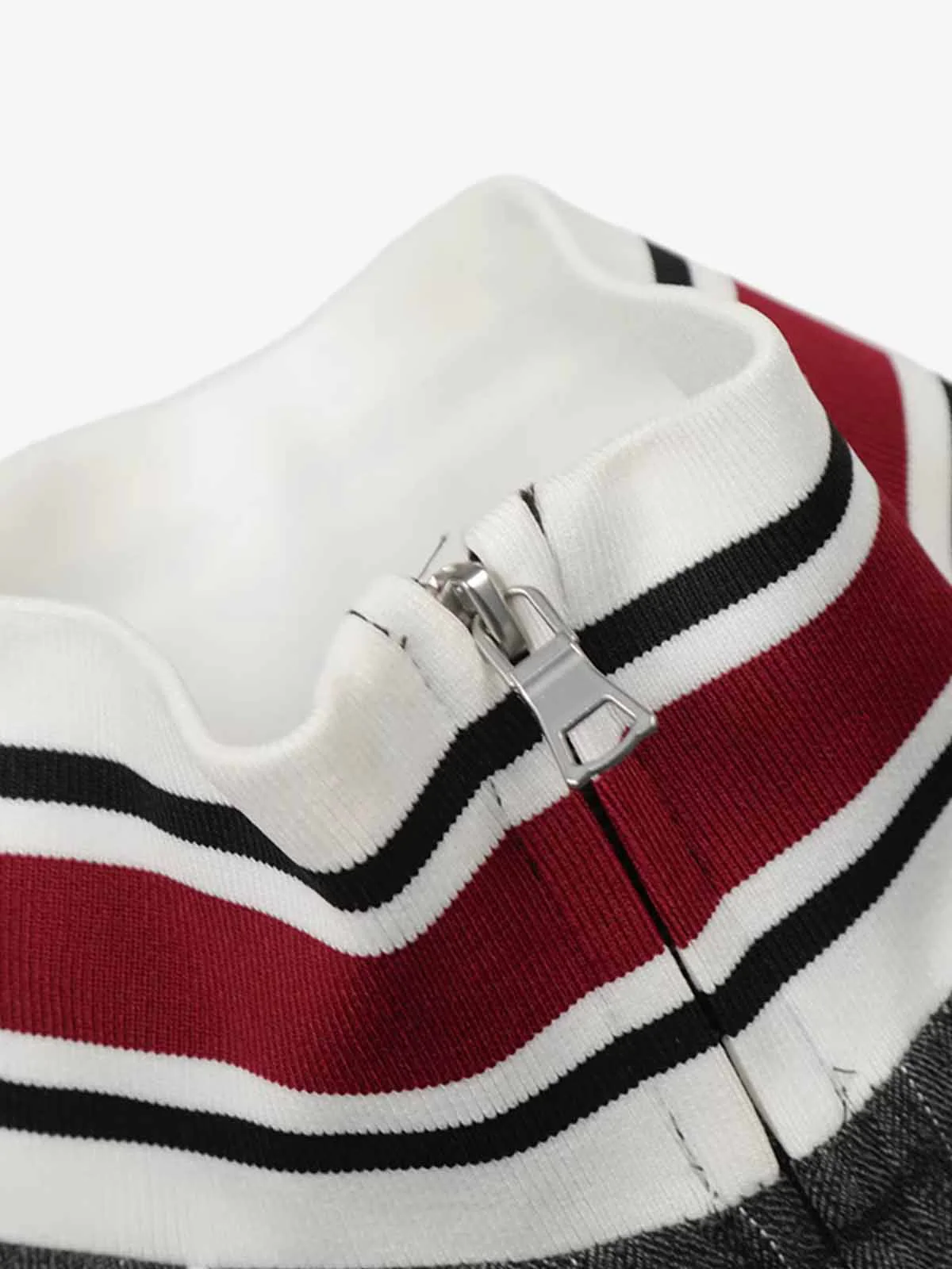 Pinstripe Vertical Embroidery Track Jacket - Image 8