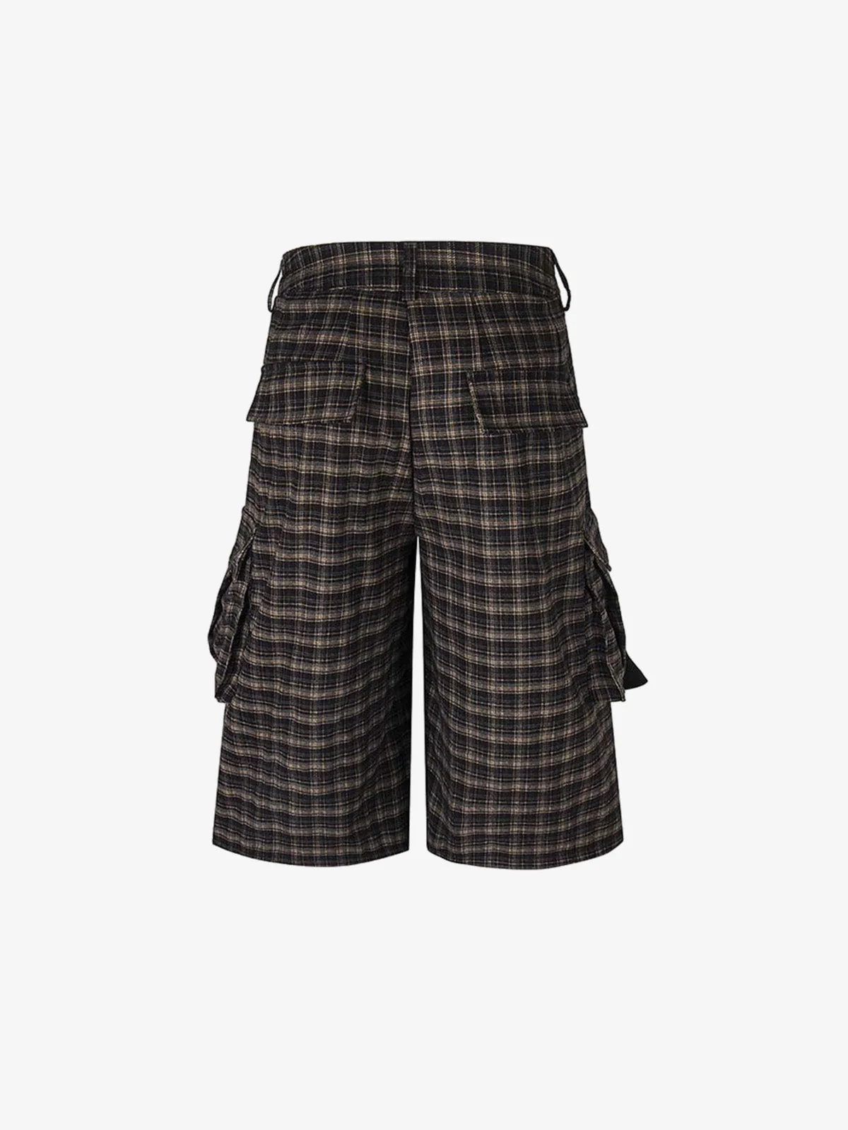 Plaid Cargo Pocket Jorts - Image 2