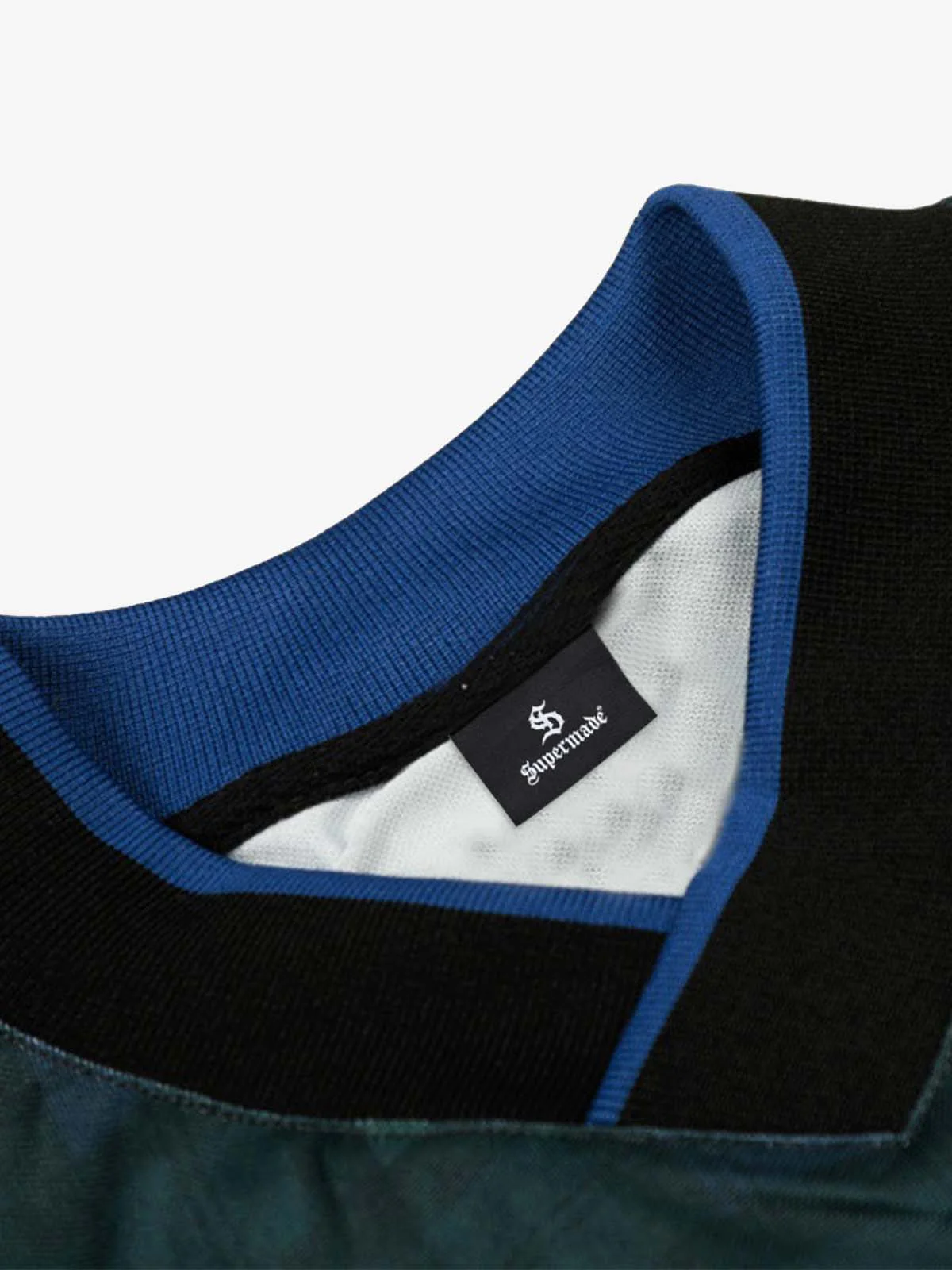 Plaid V-Neck Sport Long Sleeve Jersey - Image 3