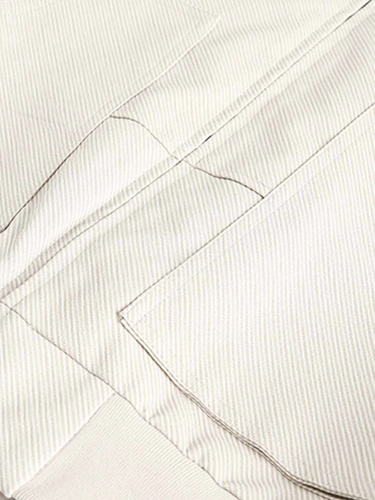 Pleated Back Sleeve Zip Up Jacket - Image 7