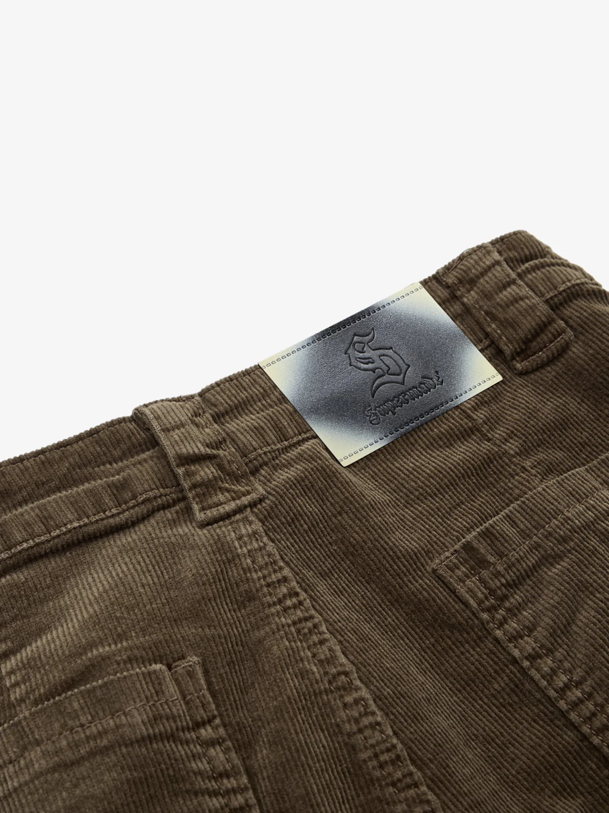 Pleated Corduroy Wide Leg Pants - Image 6