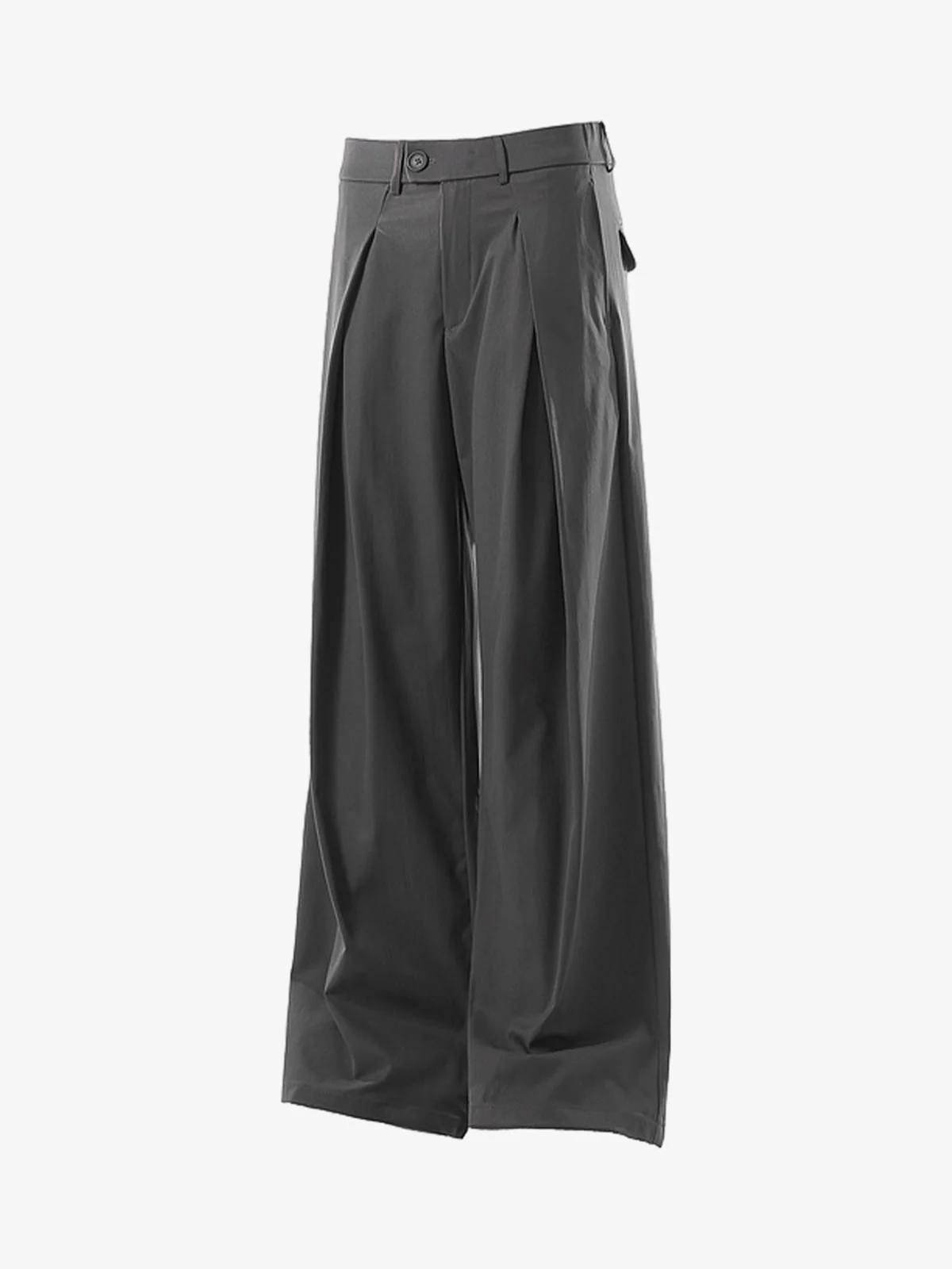 Pleated Drape Bootcut Suit Pants - Image 11