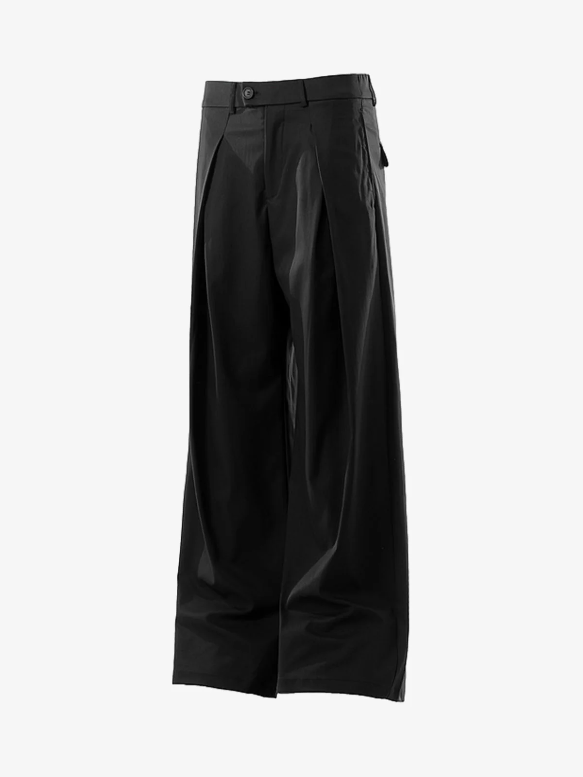 Pleated Drape Bootcut Suit Pants - Image 13