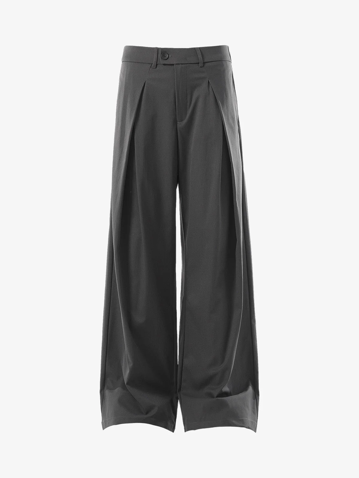 Pleated Drape Bootcut Suit Pants - Image 7