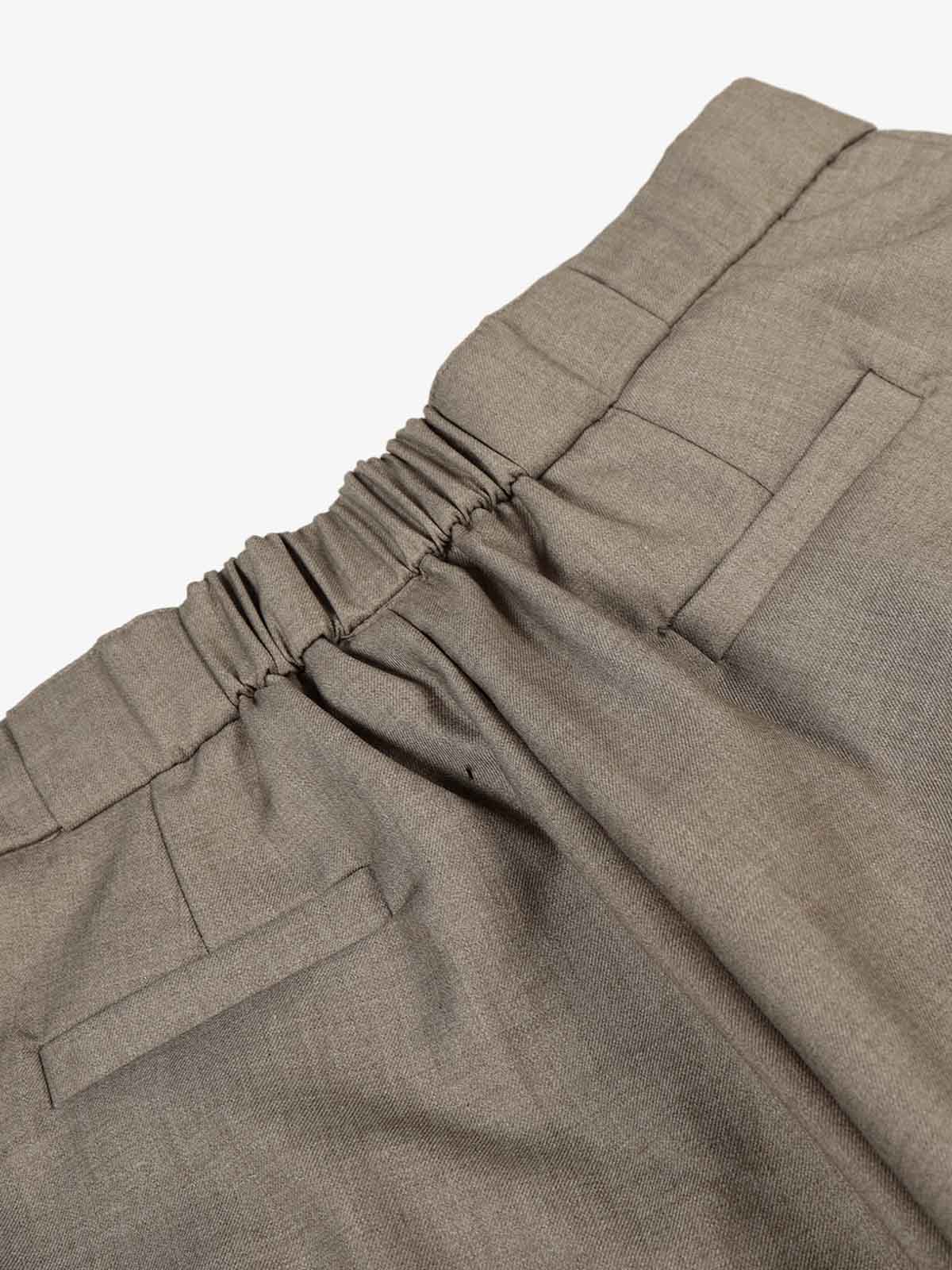Pleated Drawstring Scimitar Track Pants - Image 5