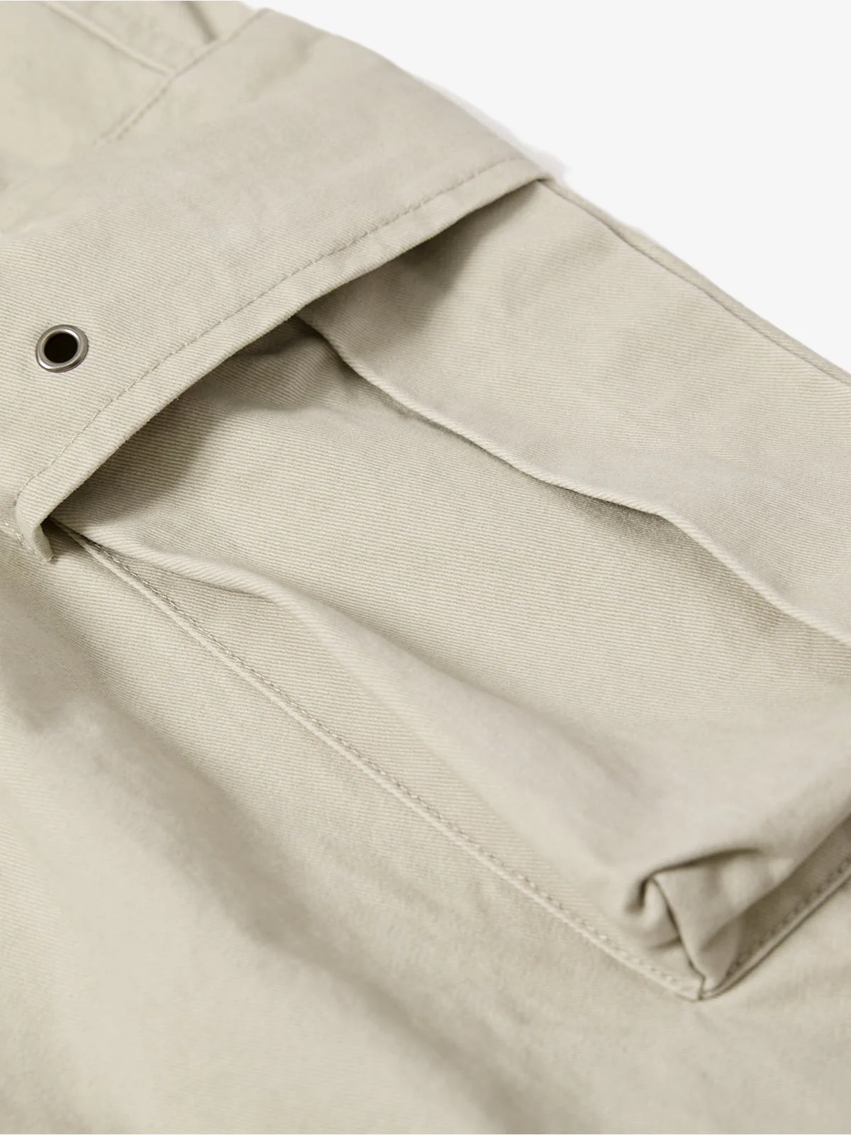 Pleated Multi Pocket Cargo Wide Leg Pants - Image 8