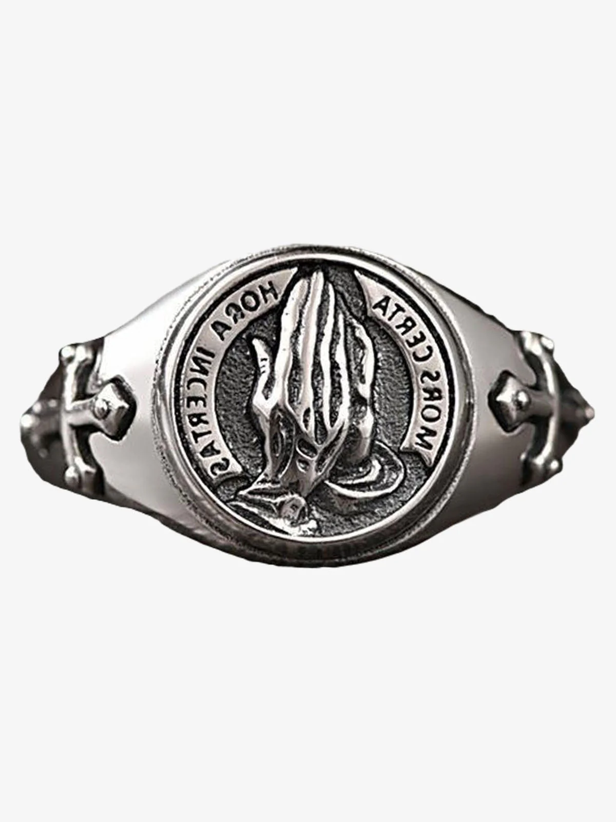 Praying Hands Signet Ring