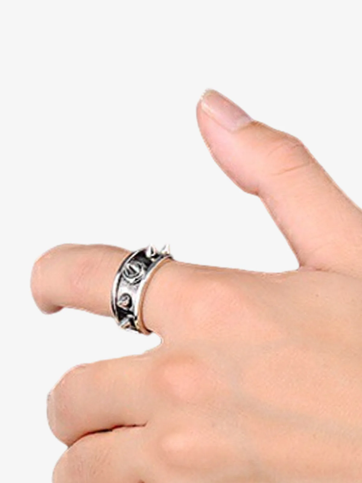 Punk Stud Ring - Image 7