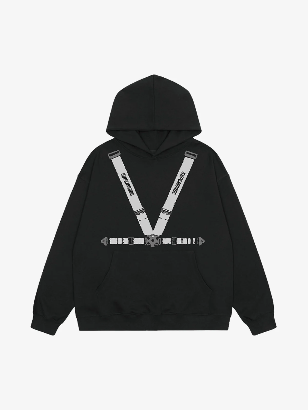 Racing Seat Belt Design Hoodie - Image 6