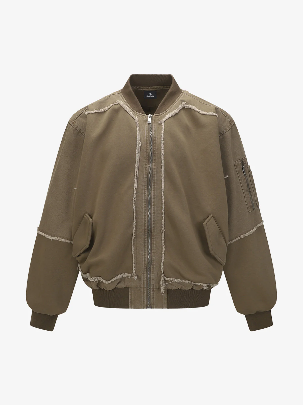 Raw Edge Deconstructed MA-1 Bomber Jacket