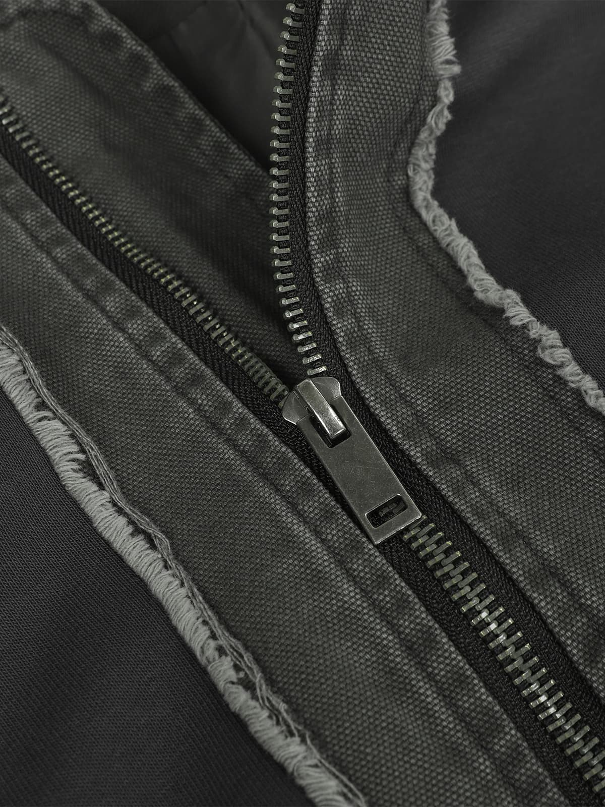 Raw Edge Deconstructed MA-1 Bomber Jacket - Image 6