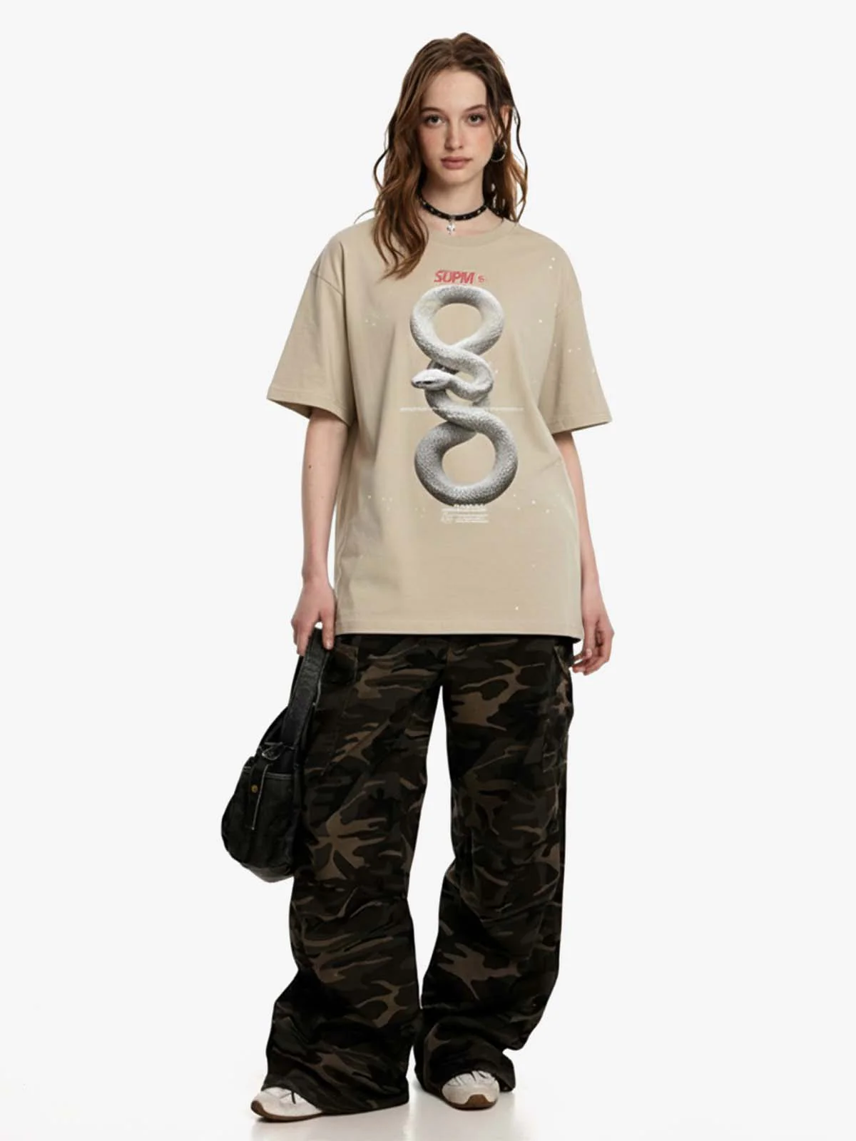 Realistic Snake Graphic T-Shirt - Image 3