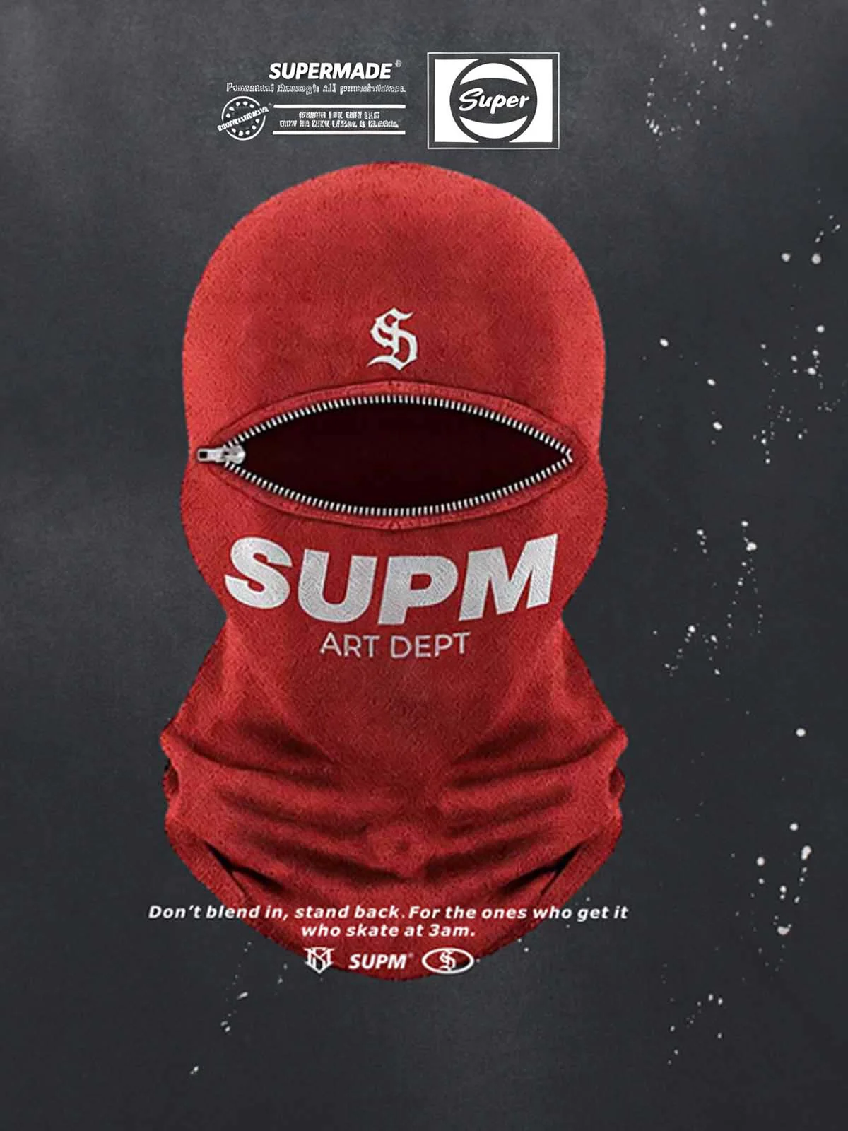 Red Balaclava Graphic T-Shirt - Image 8