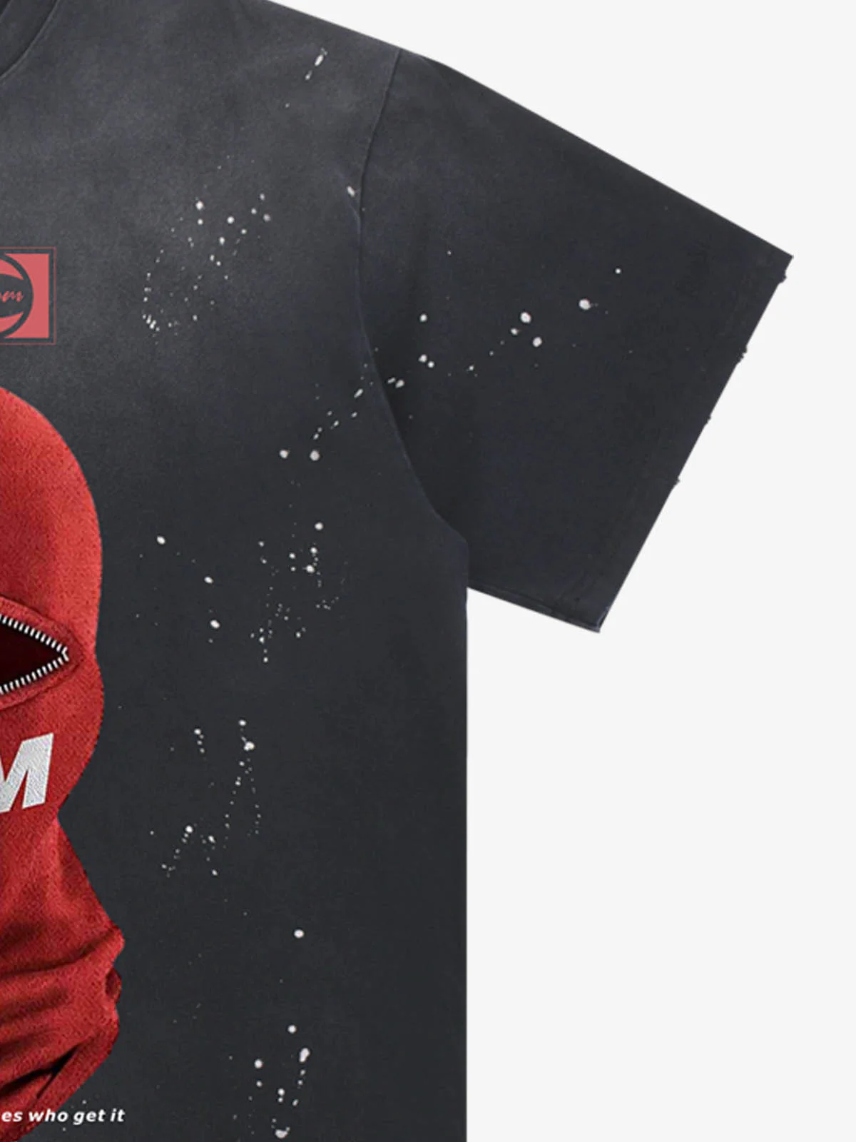 Red Balaclava Graphic T-Shirt - Image 9