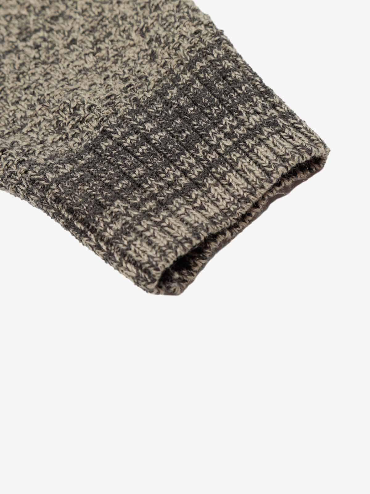 Relaxed Fit Knit Hooded Pullover Hoodie Sweater - Image 7