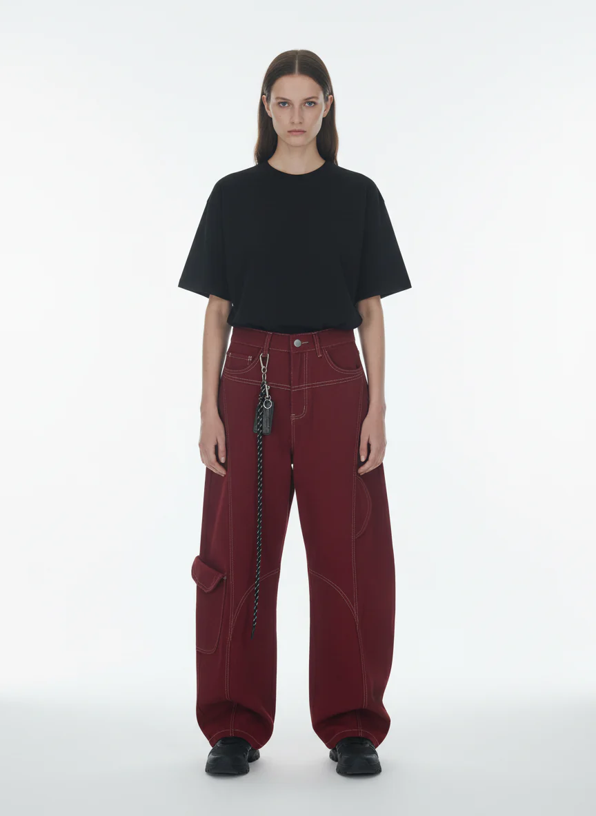 Retro Cargo Barrel Pants - Image 3