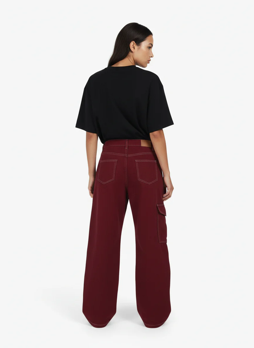 Retro Cargo Barrel Pants - Image 4