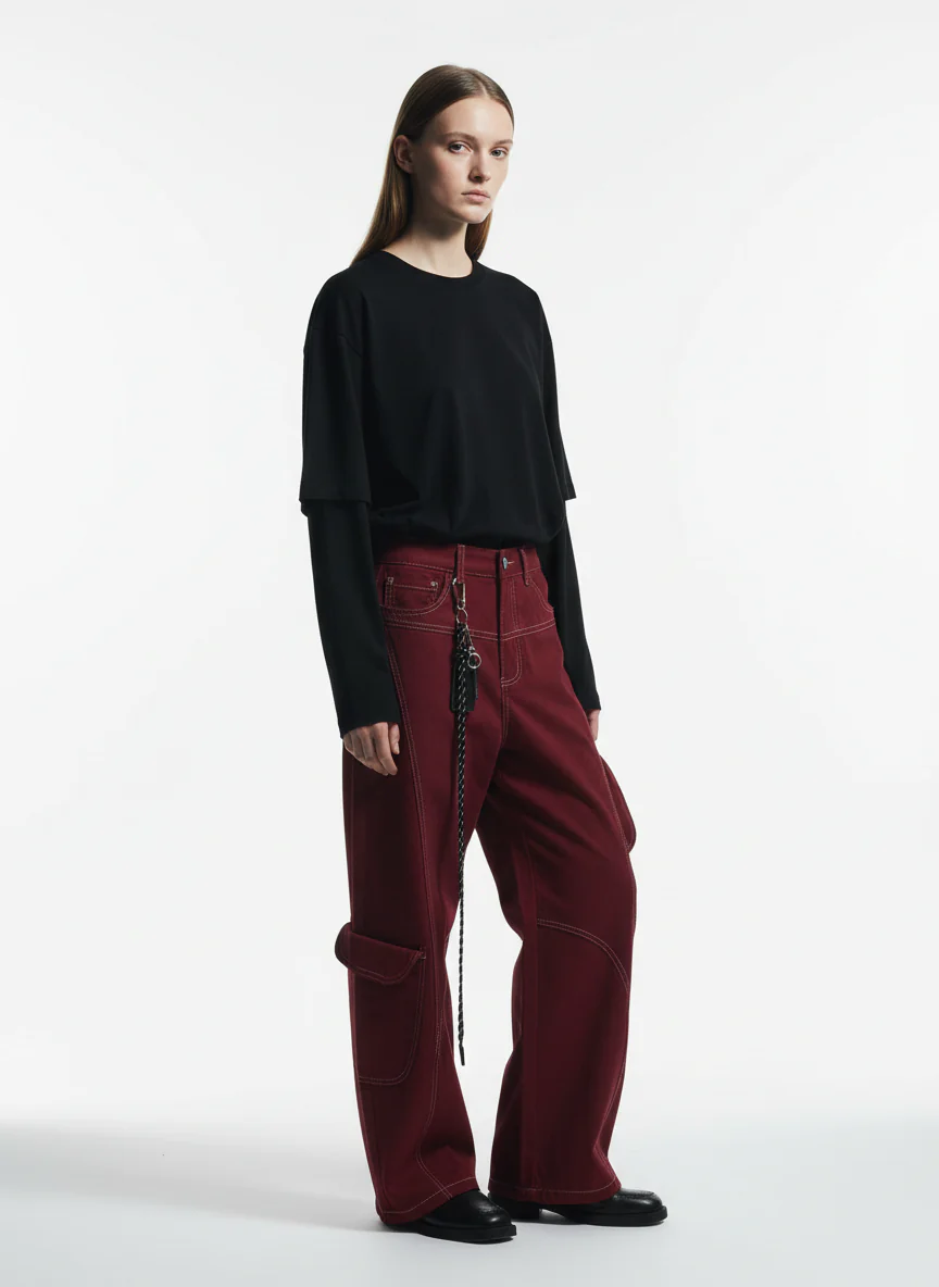 Retro Cargo Barrel Pants - Image 5