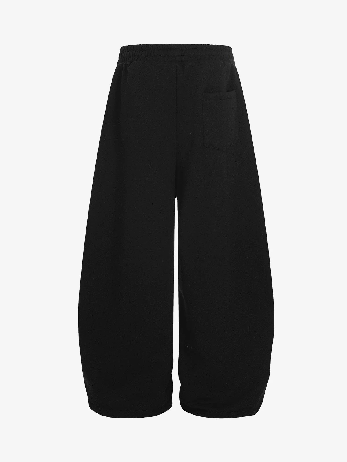 Retro Contrast Panel Drawstring Sweatpants - Image 4