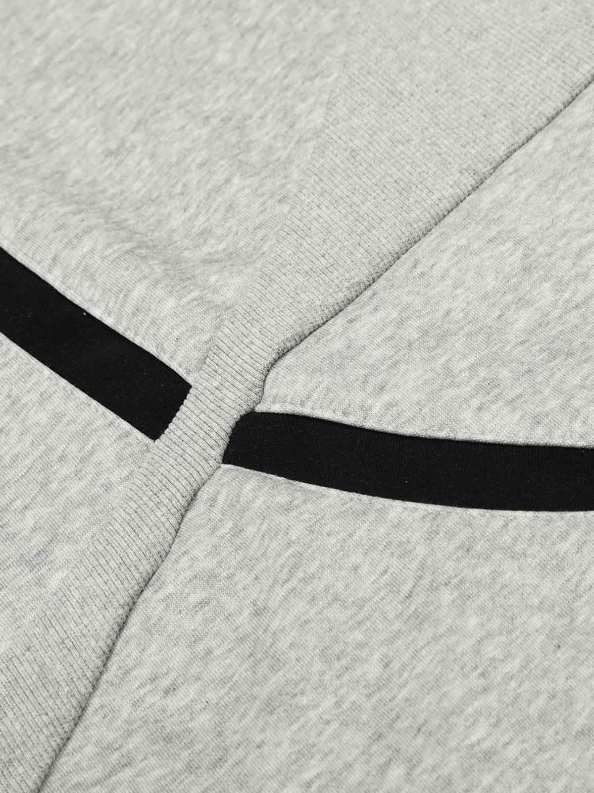 Retro Contrast Panel Drawstring Sweatpants - Image 5