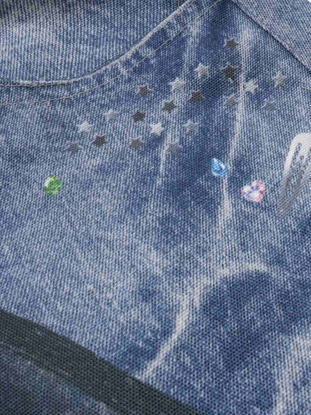 Retro Dachshund 3D Print Washed Distressed Jeans - Image 6